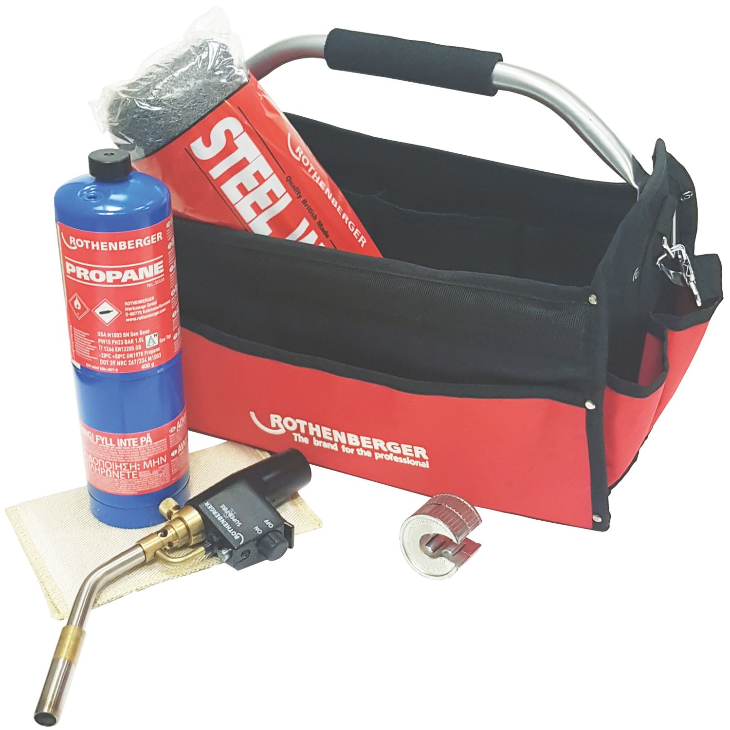 Rothenberger Propane Soldering & Brazing Kit 6 Pcs (6068H)