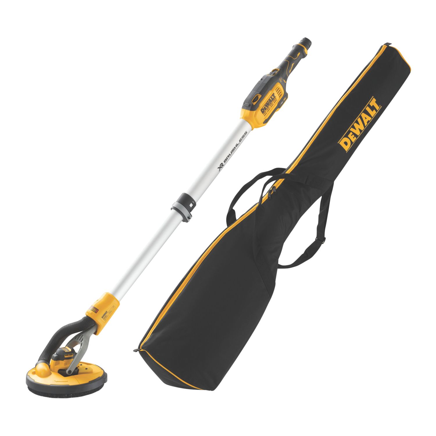 DEWALT DCE800N-XJ 225mm 18V Li-Ion XR Brushless Cordless Drywall Sander - Bare (606XK)