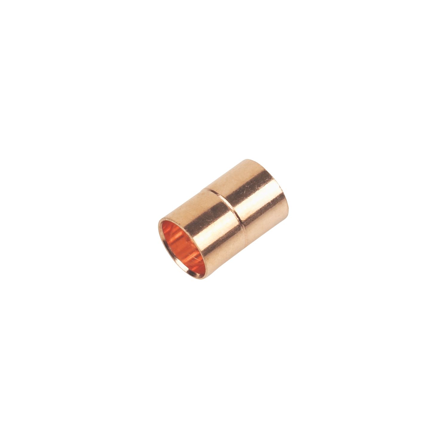 Flomasta Copper End Feed Equal Couplers 10mm 20 Pack (60706)