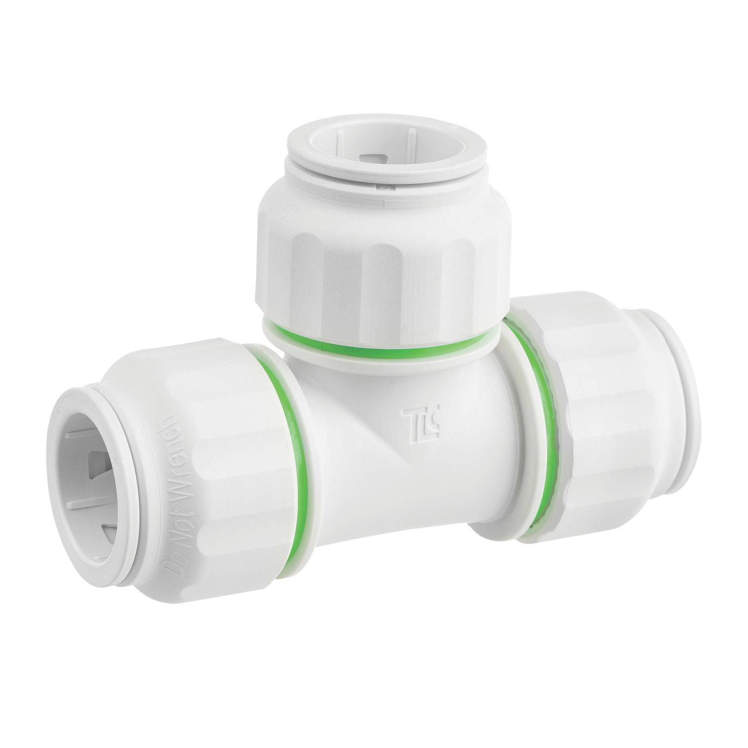 Flomasta Plastic Push-Fit Equal Tee 28mm (607HY)