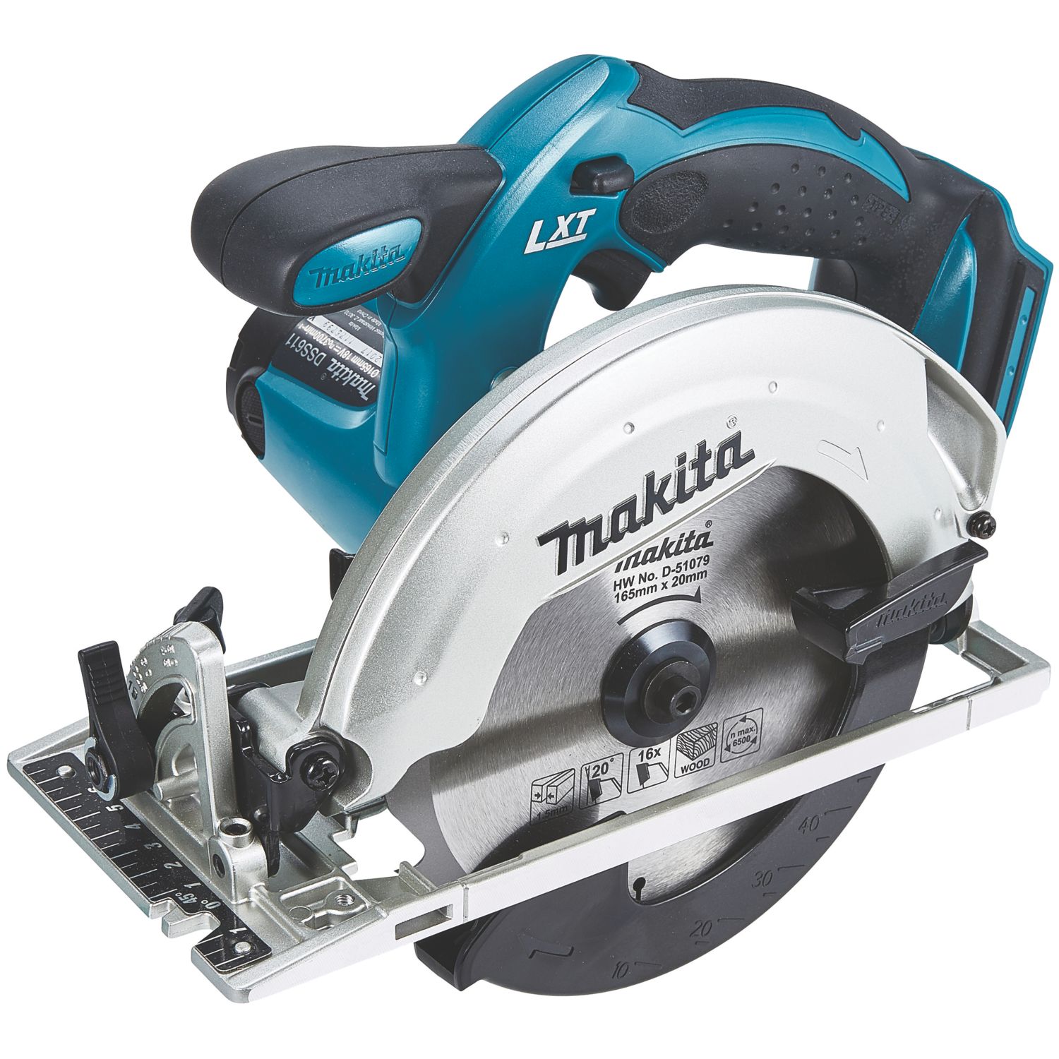 Makita DSS611Z 165mm 18V Li-Ion LXT Cordless Circular Saw - Bare (60898)