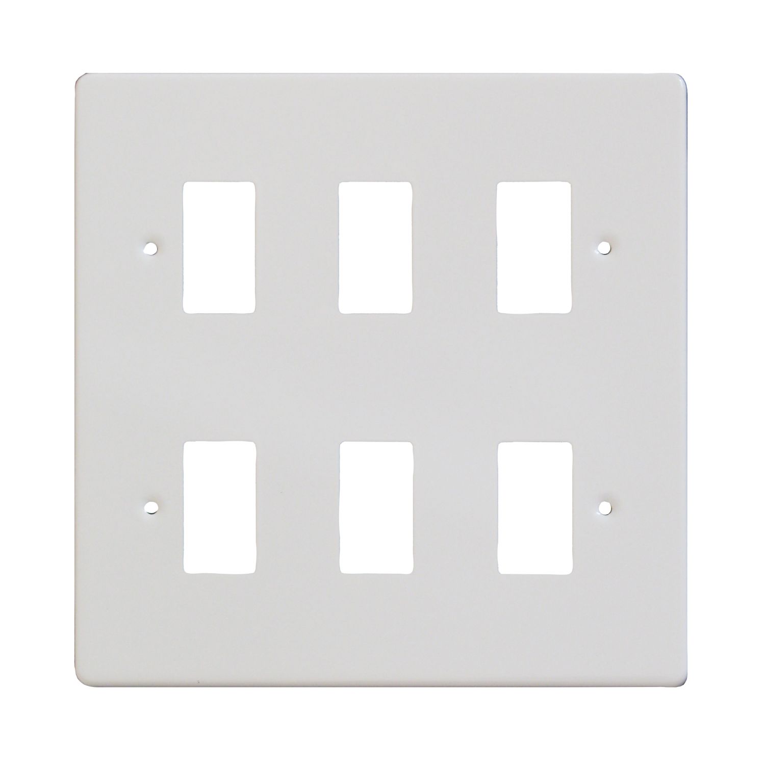 Varilight PowerGrid 6-Module Grid Faceplate White (60953)
