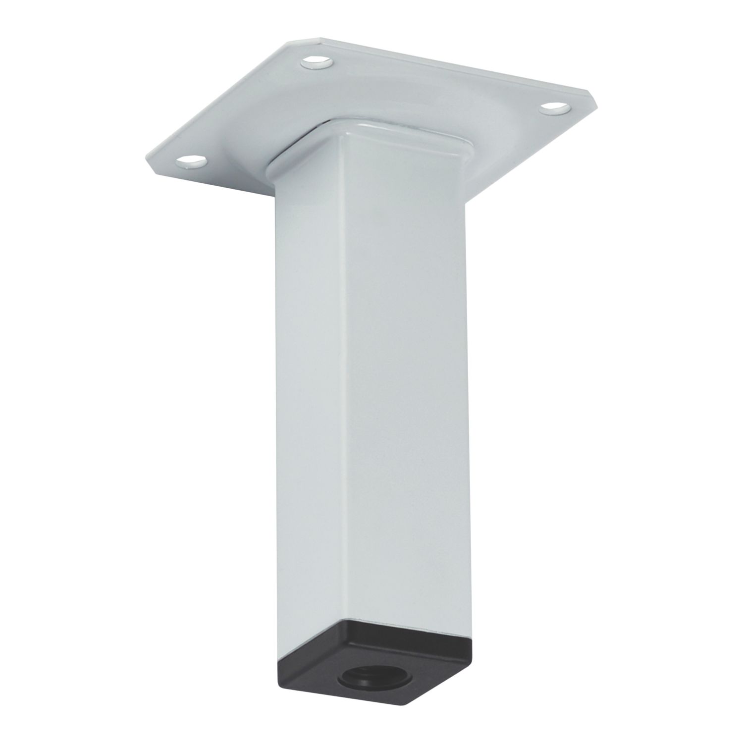 Essentials Furniture Leg White 100mm (609TE)