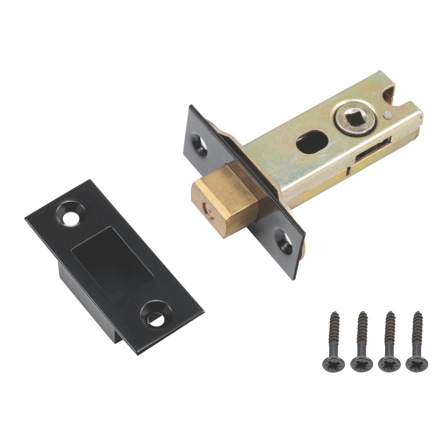 Smith & Locke Matt Black Tubular WC Deadbolt 64mm Case - 45mm Backset (609TL)