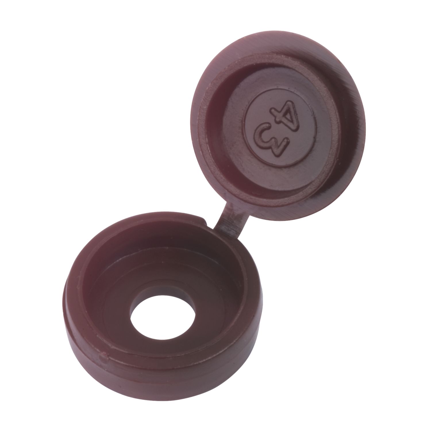 Essentials 6-8ga 100 Pack Brown Polypropylene Screw Caps (61091)