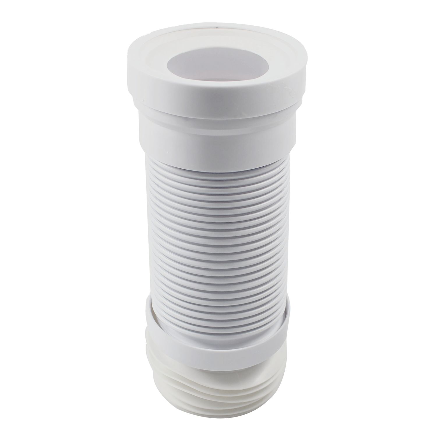 Flomasta Flexible Straight Pan Connector White 280 - 610mm (610JN)