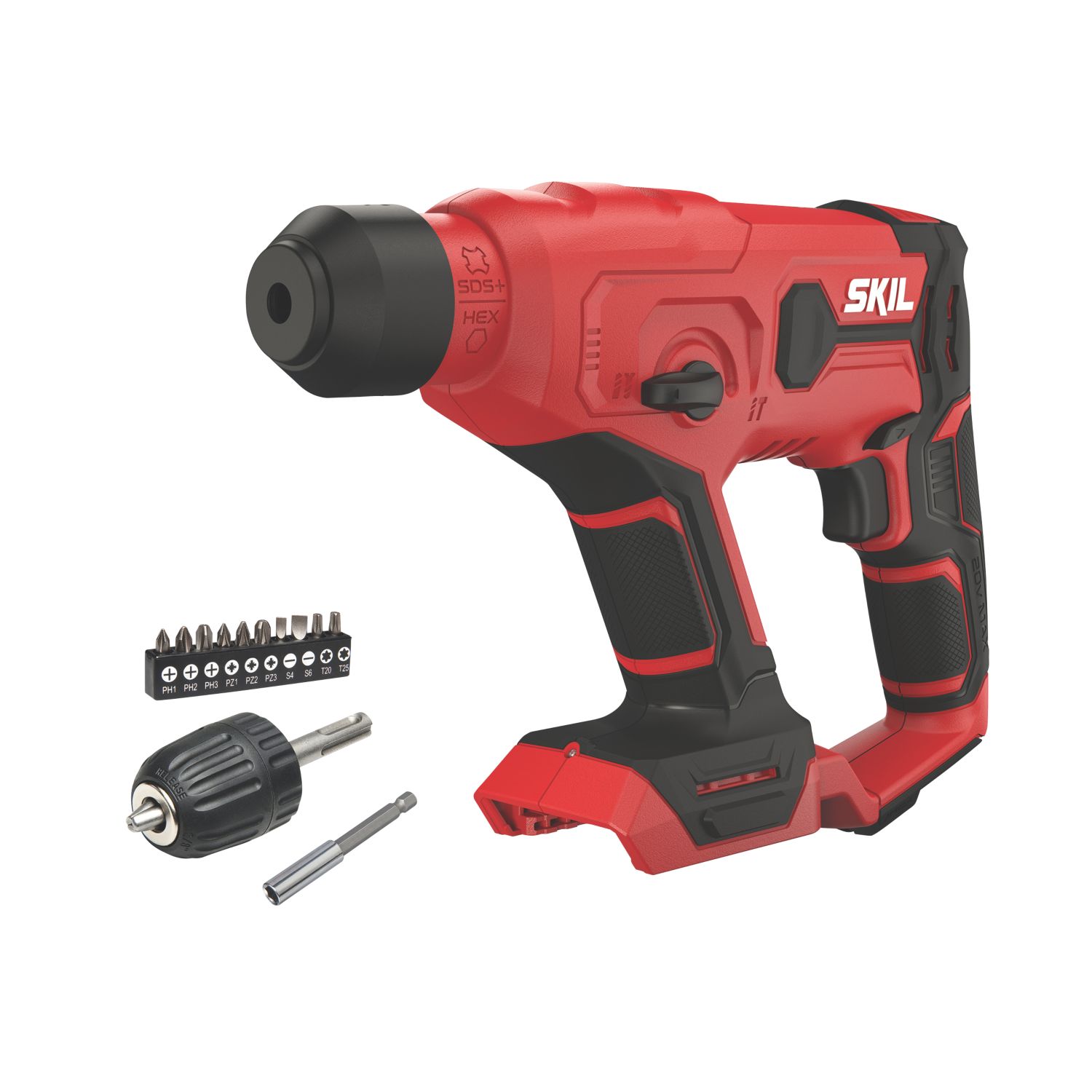 Skil RH1E3810CA 1.5kg 20V Li-Ion PWRCORE 20 Cordless SDS Drill - Bare (610KG)