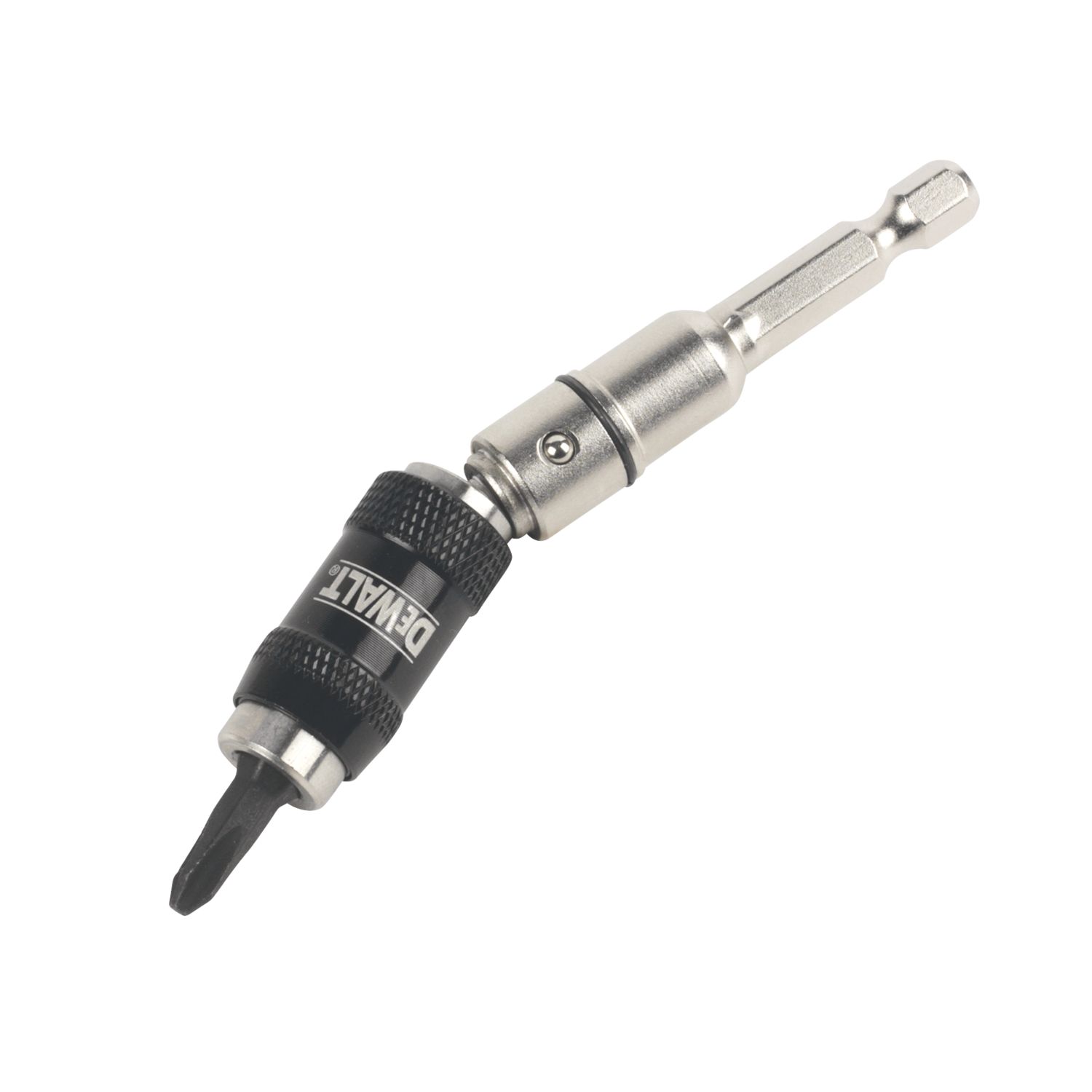 DEWALT 1/4" Hex Impact Driver Pivoting Bit Holder 86mm (6113D)