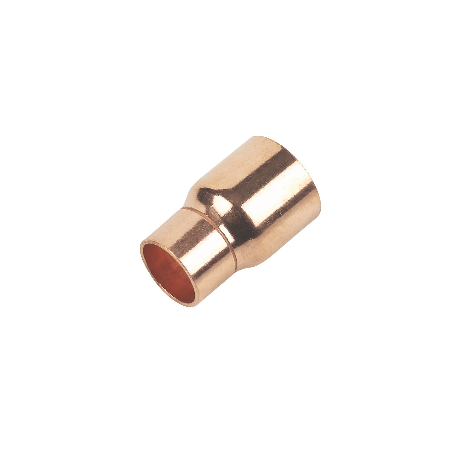 Flomasta Copper End Feed Fitting Reducers F 15mm x M 22mm 2 Pack (61183)