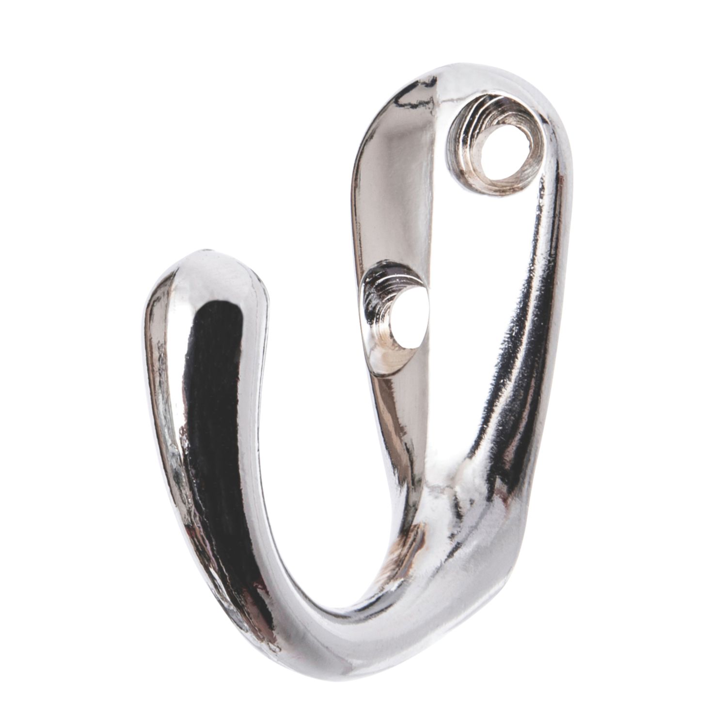 Smith & Locke Robe Hooks Polished Chrome 48mm 5 Pack (611HT)