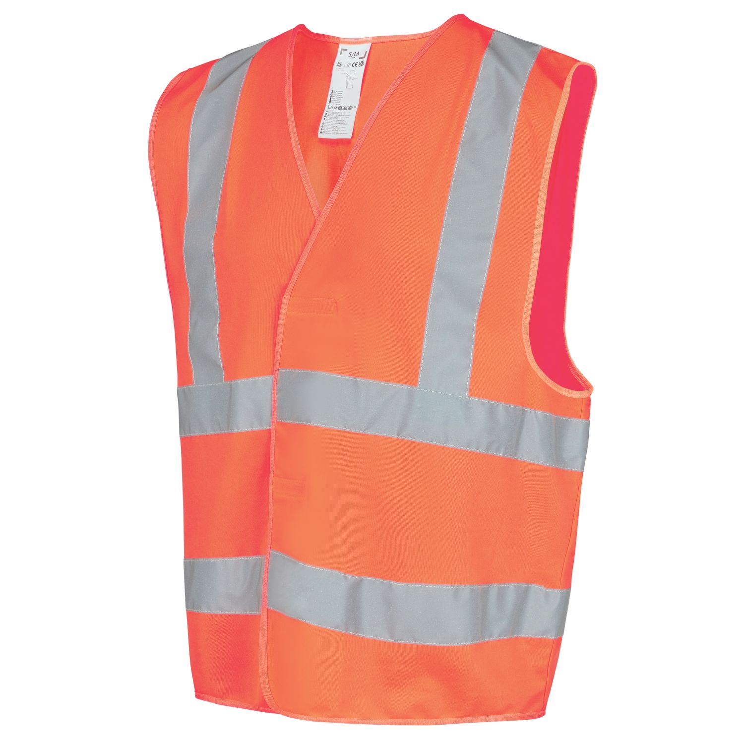 Site Rushton Hi-Vis Waistcoat Orange Small / Medium 48" Chest (611XR)