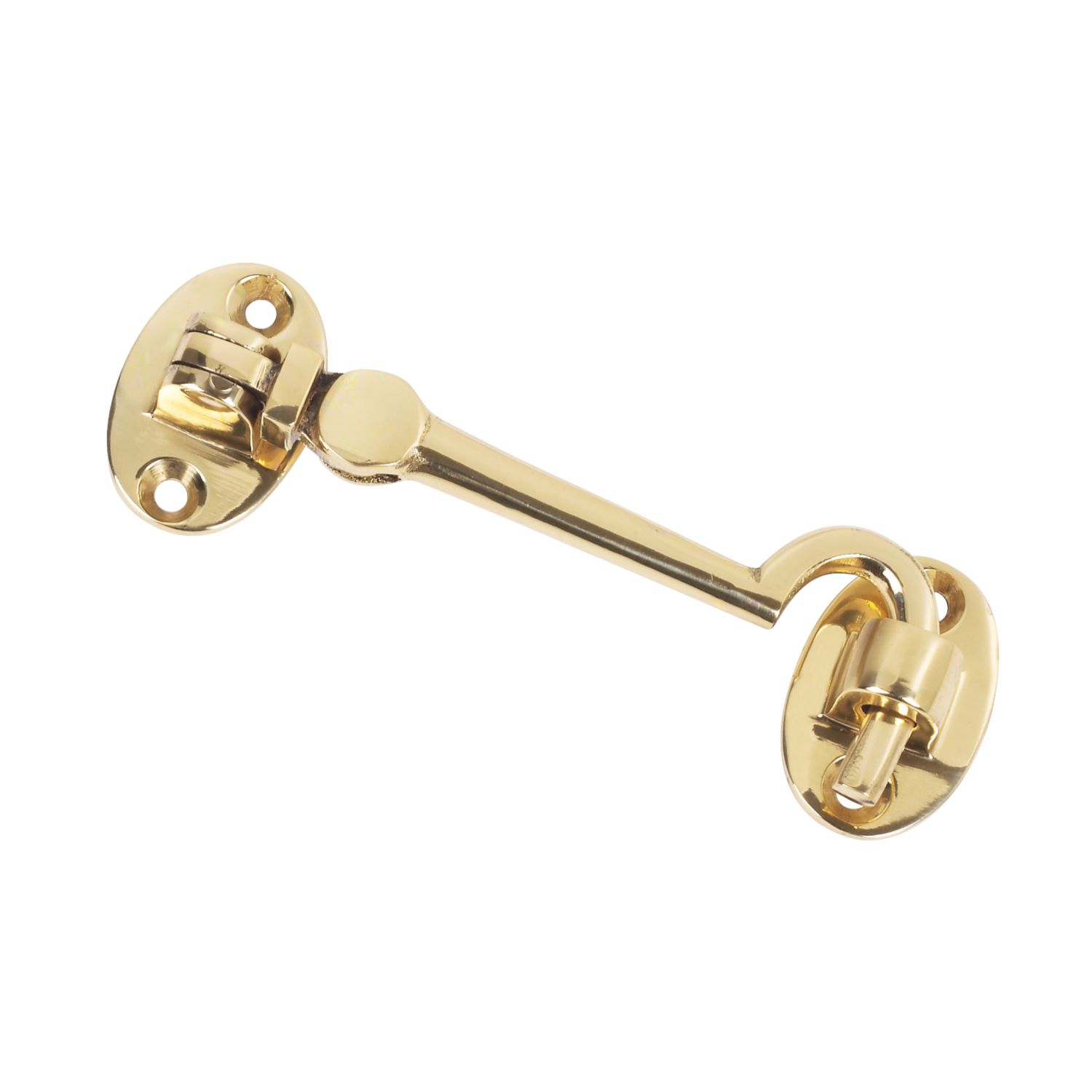 Cabin Hook Polished Brass 100mm (61216)