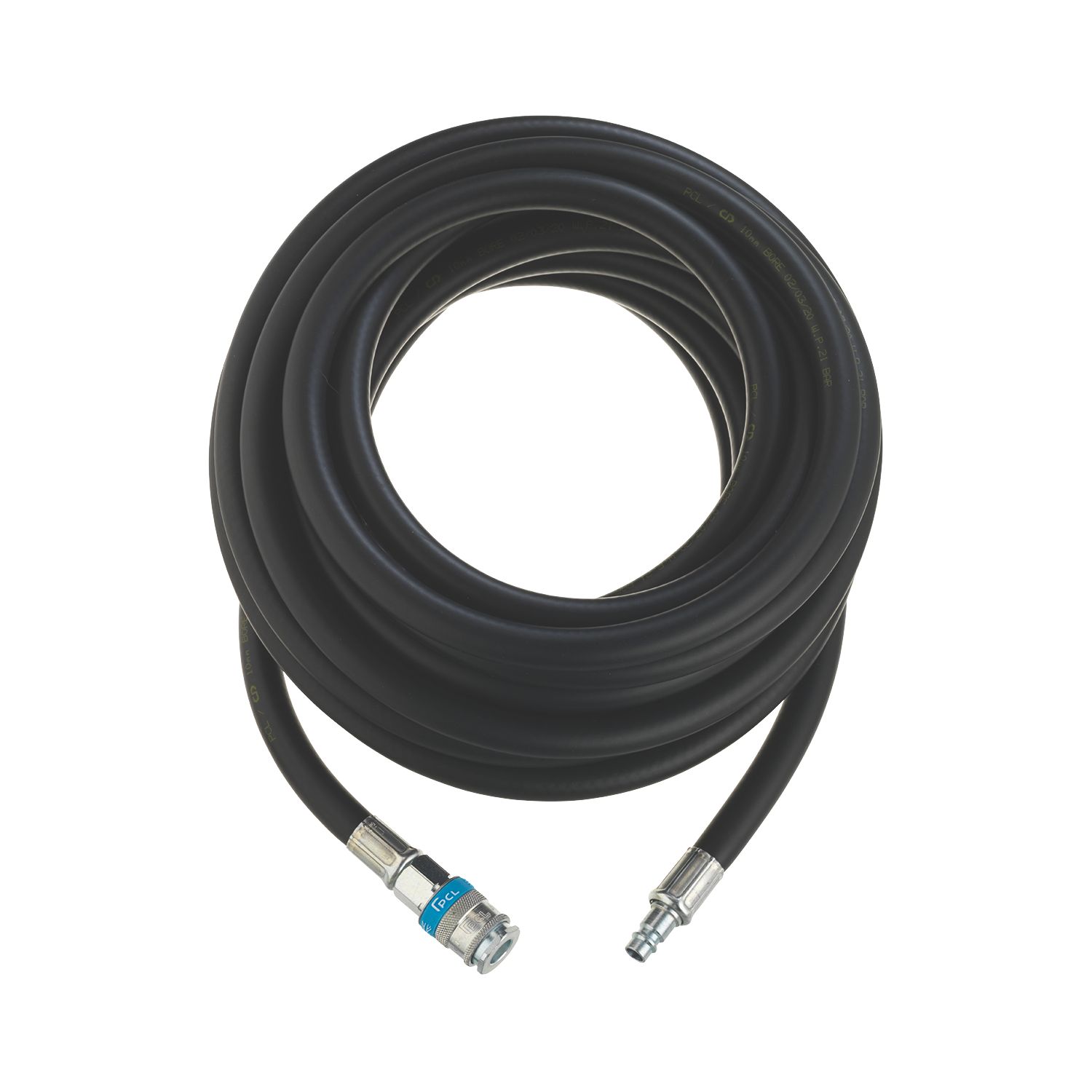 PCL HA2141/SFXB XF Coupling & Adaptor Air Tool Hose 10mm x 10m (612KP)