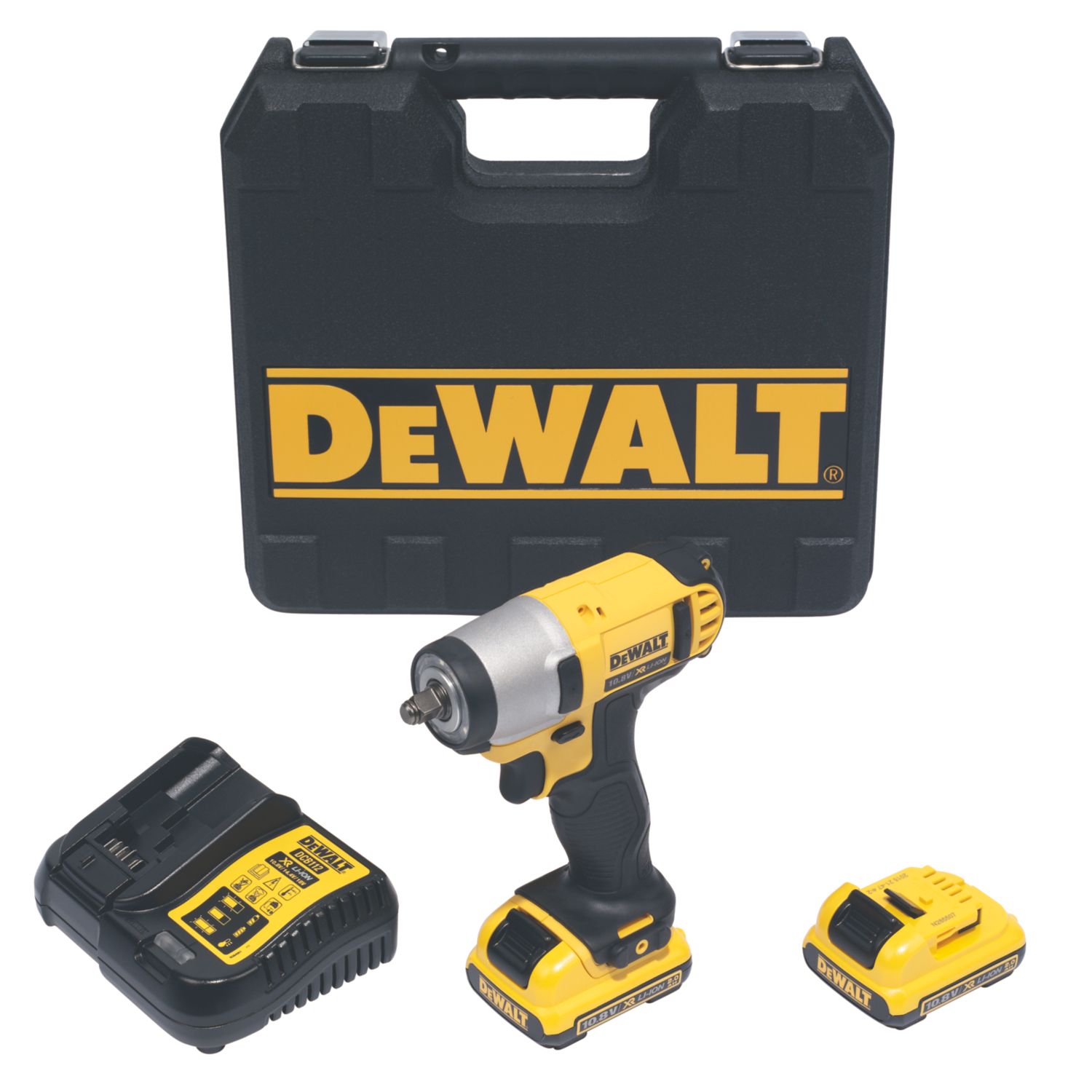 DEWALT DCF813D2-GB 10.8V 2 x 2.0Ah Li-Ion XR Cordless Impact Wrench (6139J)