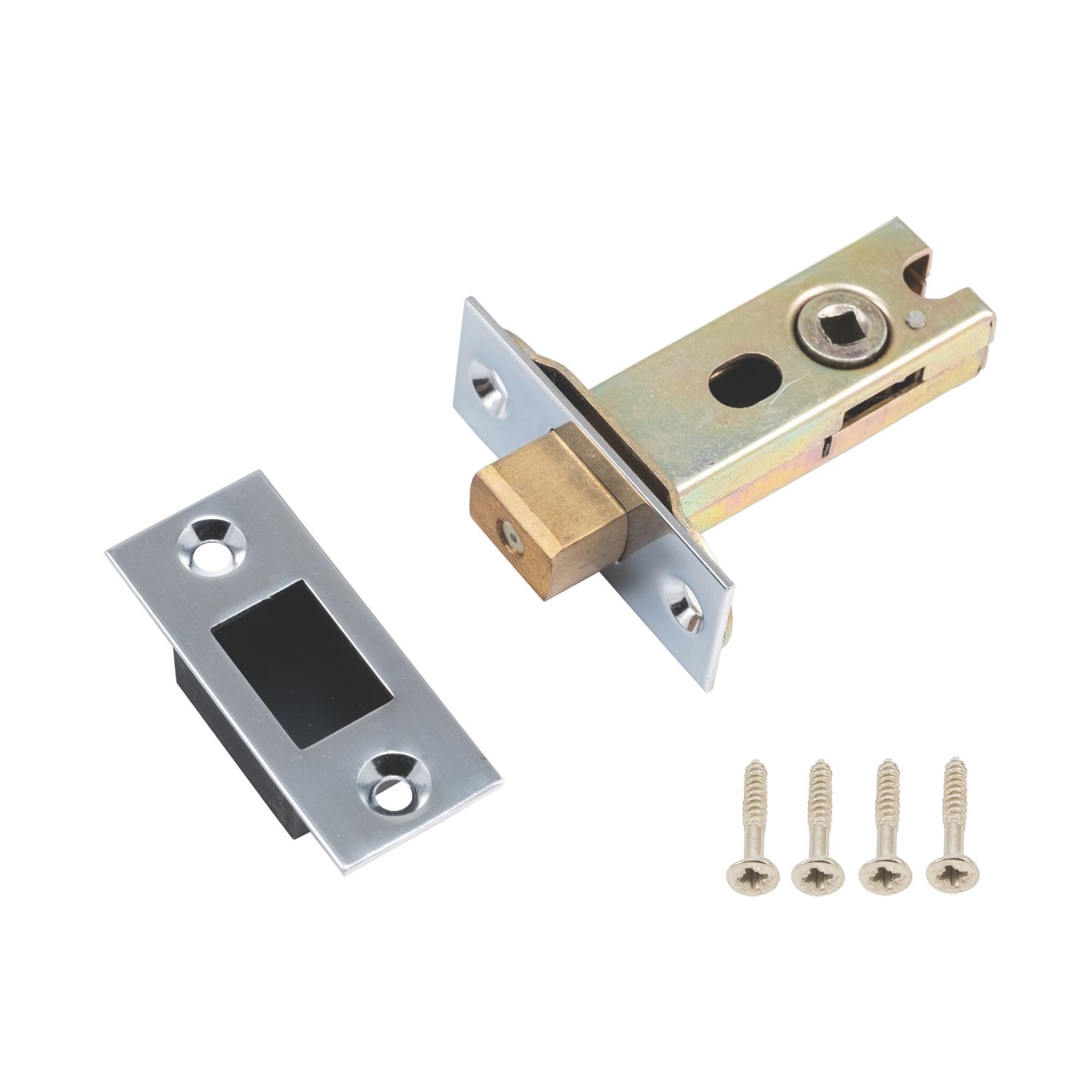 Smith & Locke Chrome Tubular WC Deadbolt 64mm Case - 45mm Backset (613PX)