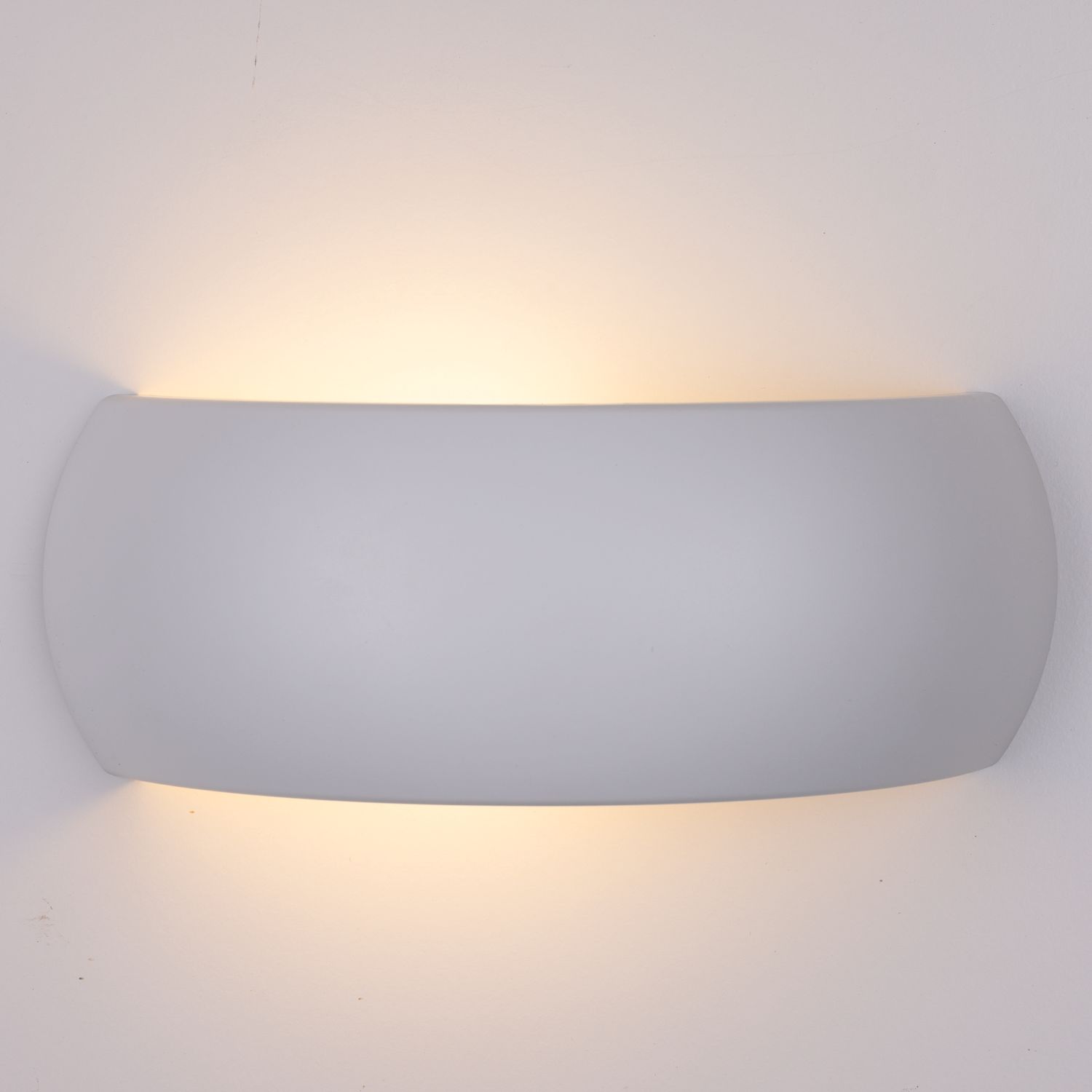 TCP Up Down Wall Light Fitting White (613TW)