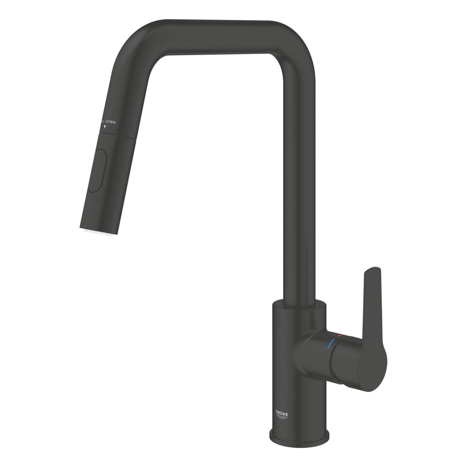 Grohe Start 306312430 Single Lever Kitchen Sink Mixer Tap Matt Black (614AM)