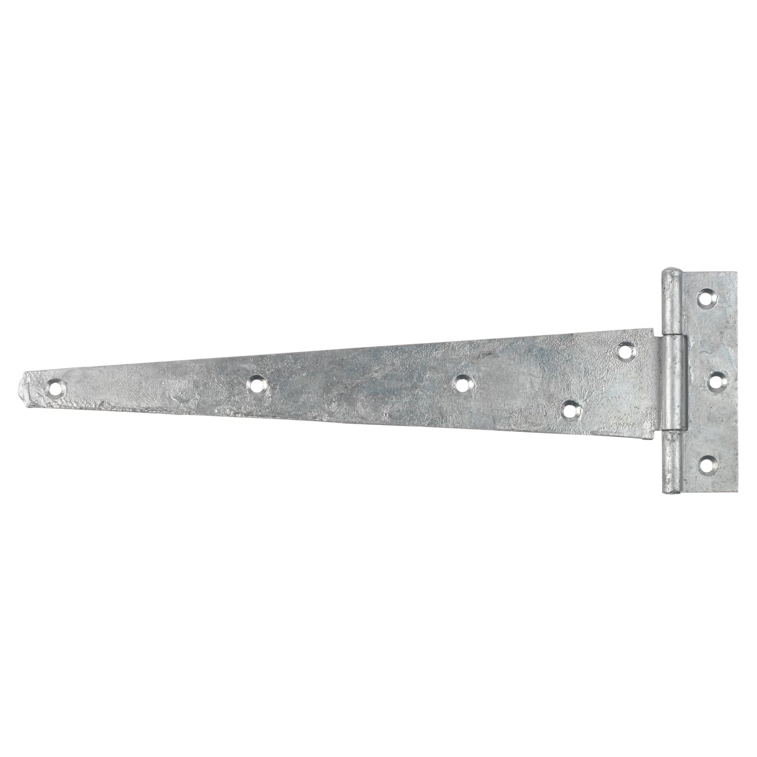 GateMate Matt Silver Straight Medium Tee Hinges 100mm x 12" x 300mm 2 Pack (614YV)