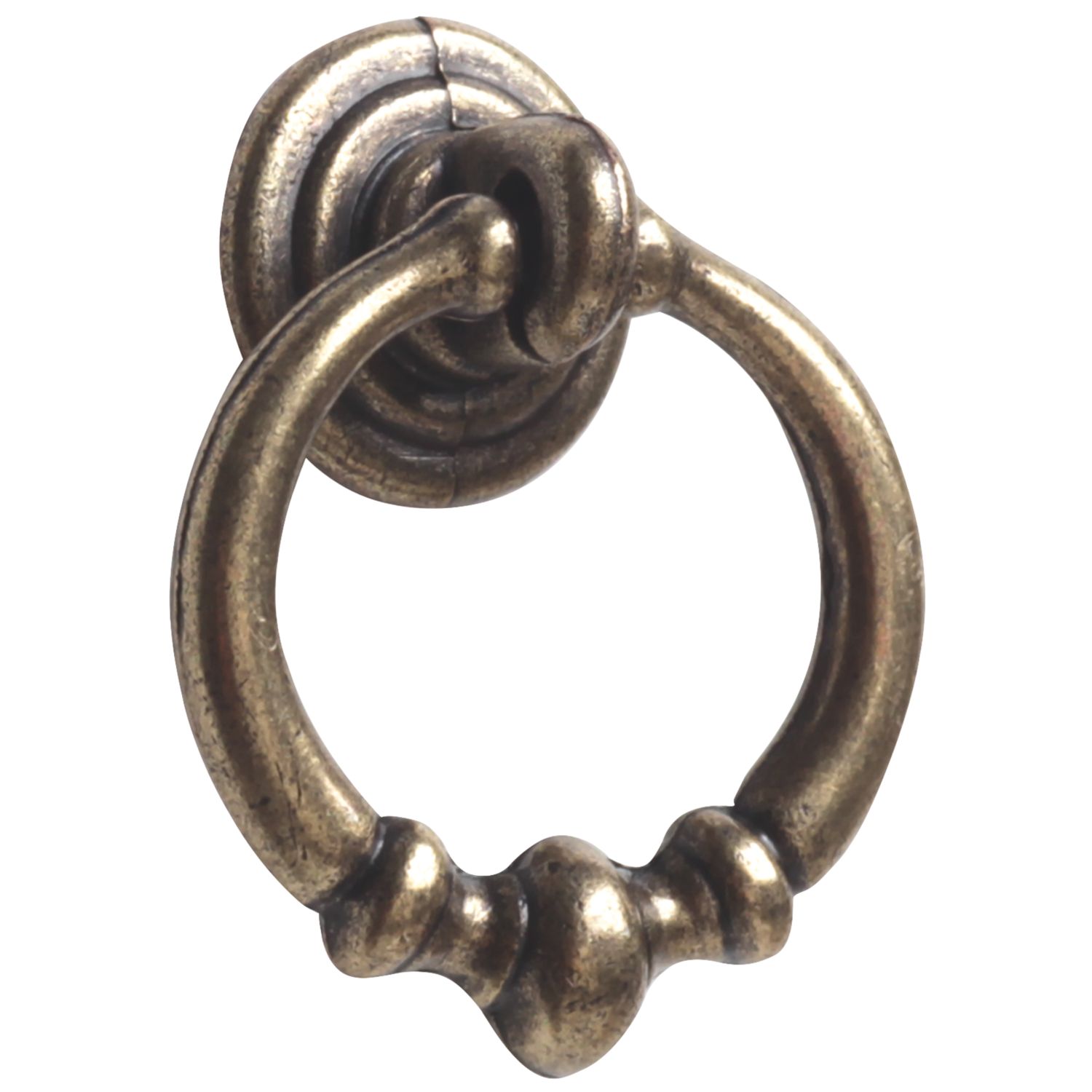 Suki Decorative Loop Drop Cabinet Handles Antique Brass 35mm 2 Pack (615HP)