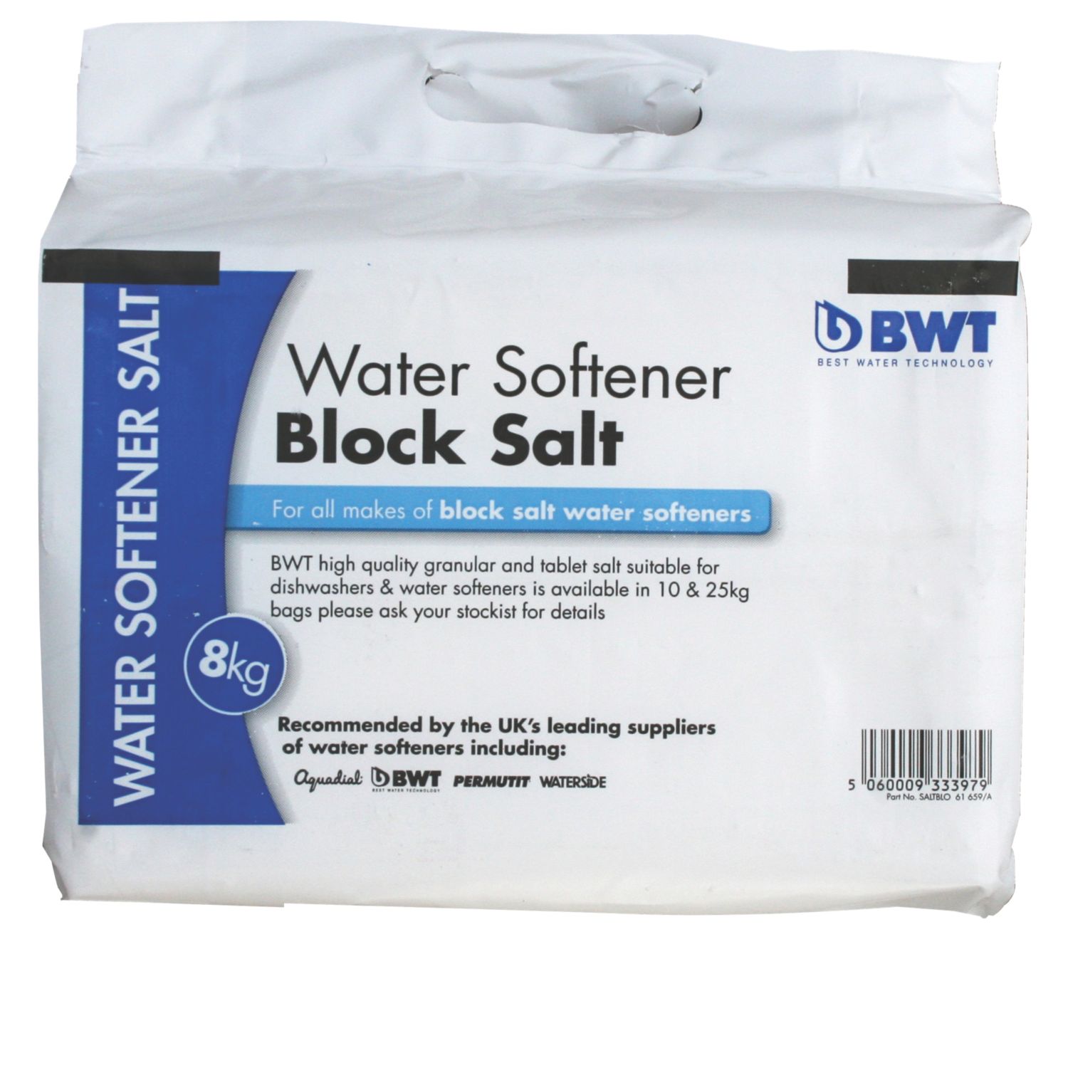 BWT Water Softener Block Salt 8kg (61765)