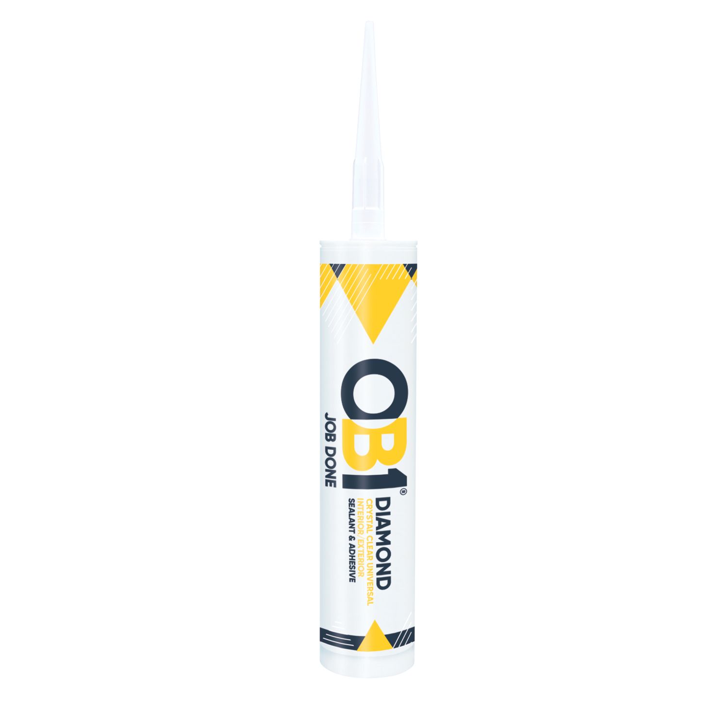 OB1 Diamond Crystal Clear Universal Sealant & Adhesive Transparent 290ml (617PX)