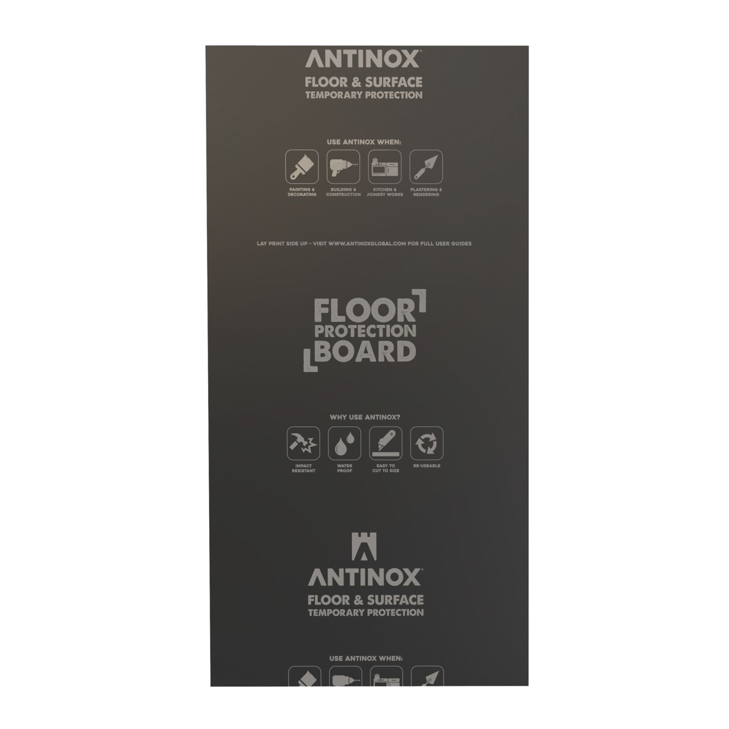 Antinox Temporary Surface Protection Sheets 600mm x 1200mm 10 Pack (618FC)