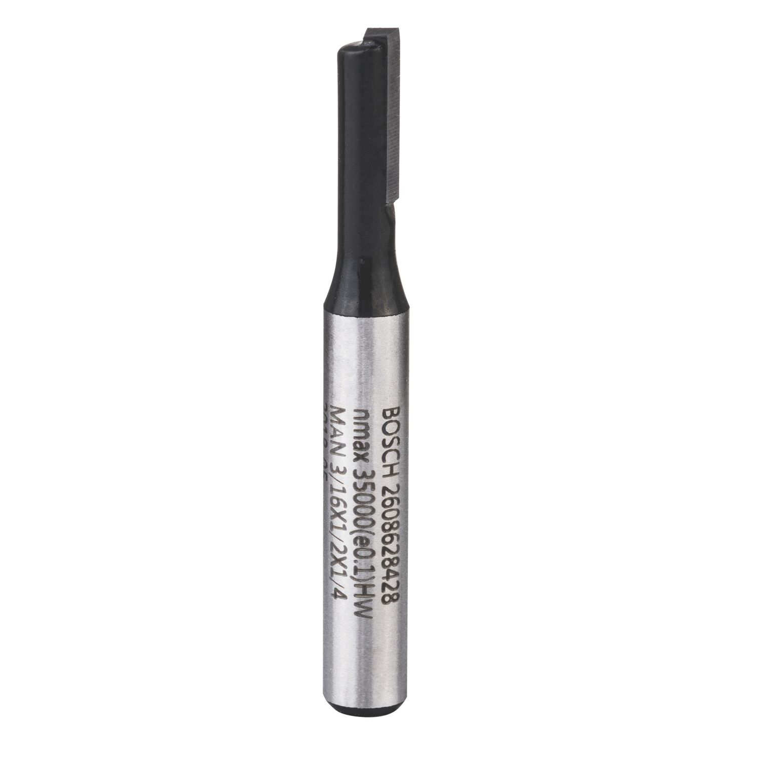 Bosch Standard for Wood 1/4" Straight Bit 4.8mm x 12.4mm (620FW)