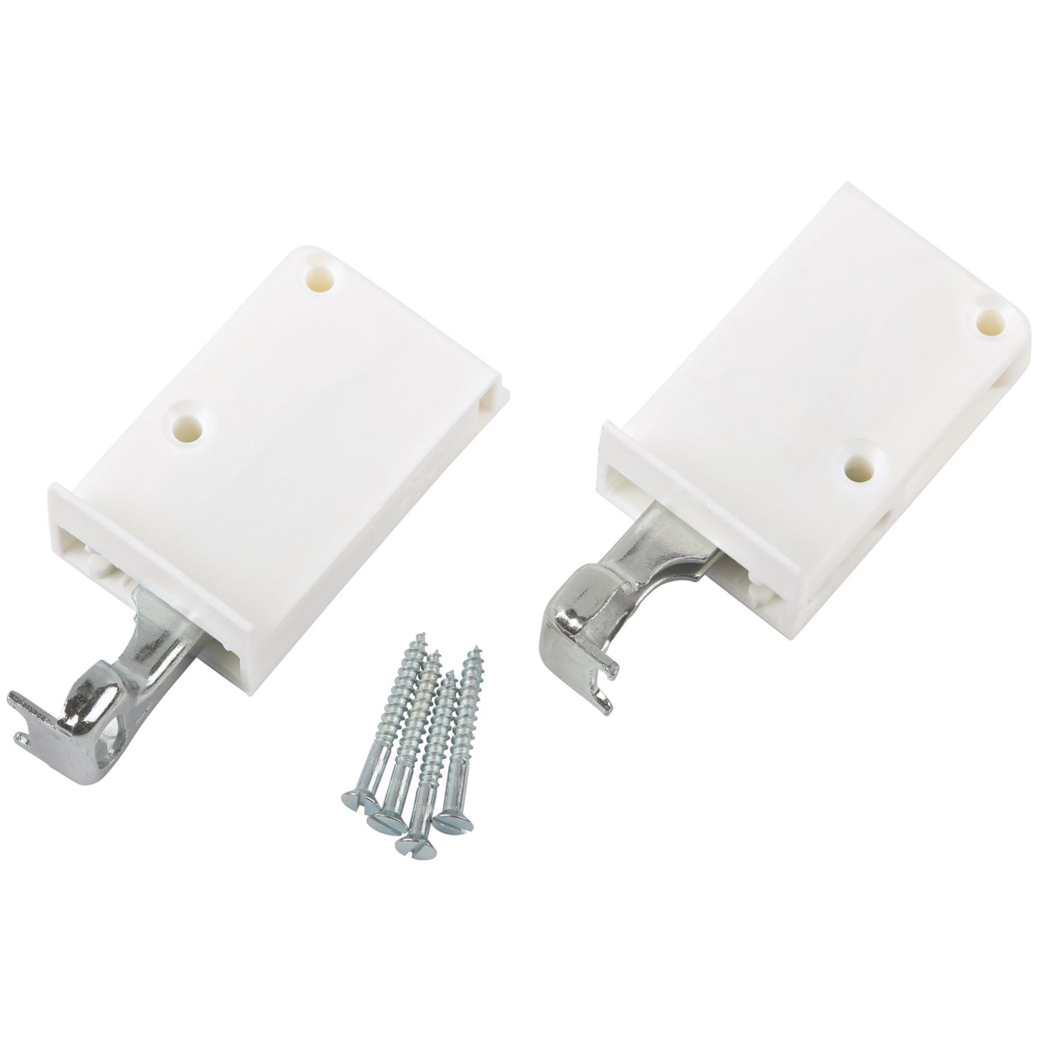 Suki Cabinet Suspension Hangers White 64mm x 25mm x 39mm 2 Pack (620GX)