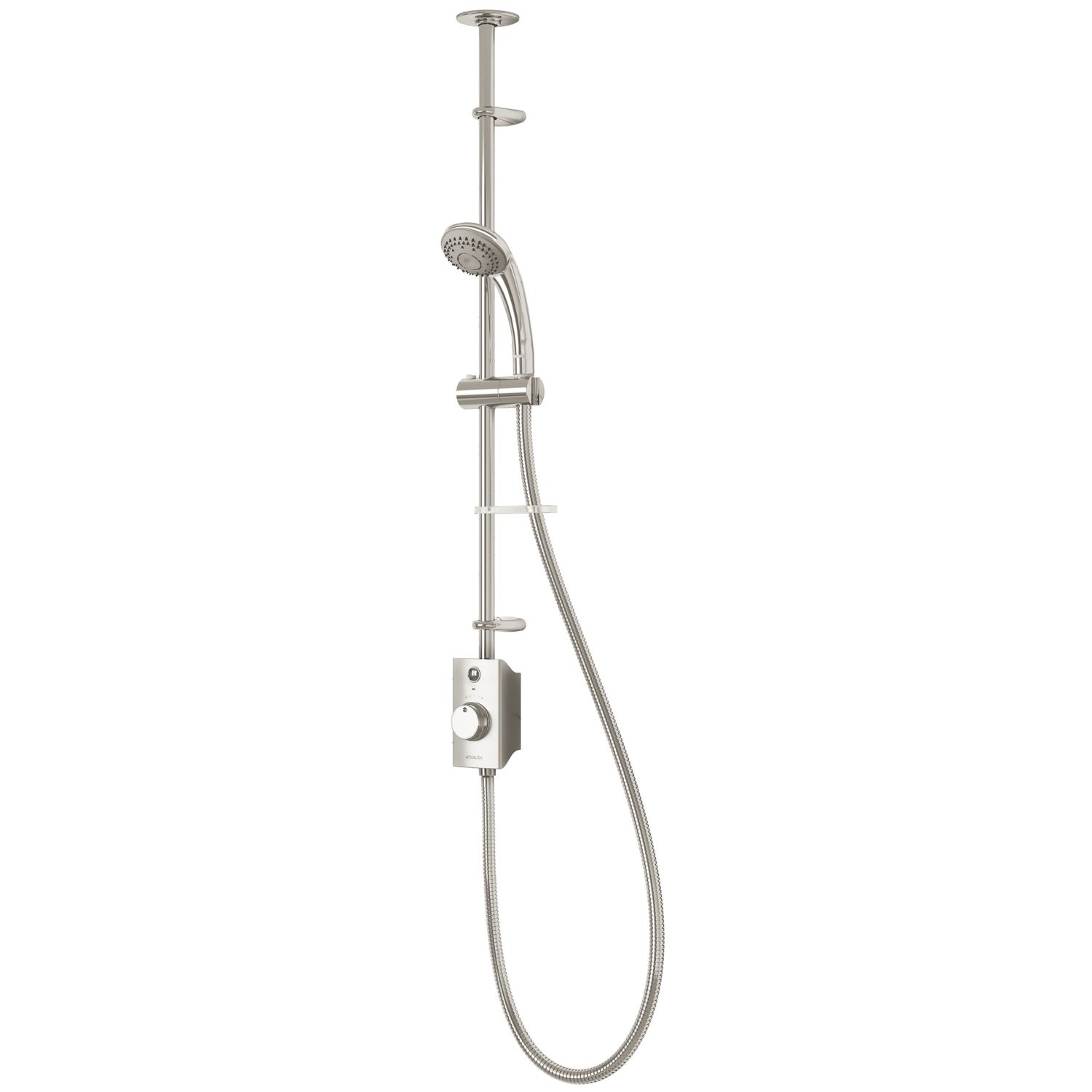 Aqualisa Visage HP/Combi Ceiling-Fed Single Outlet Chrome Thermostatic Digital Shower (620PG)