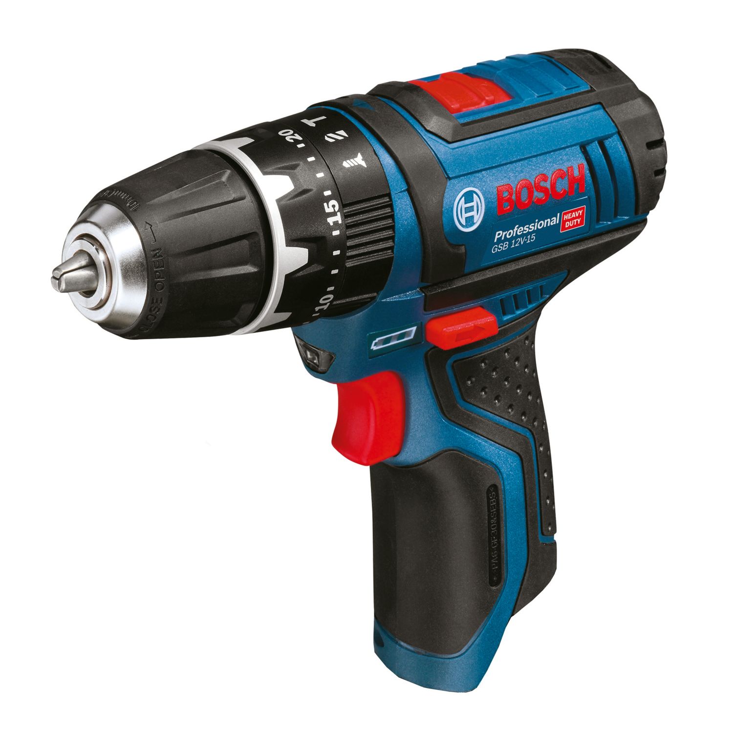 Bosch GSB12V-15N 12V Li-Ion Cordless Combi Drill - Bare (6213J)