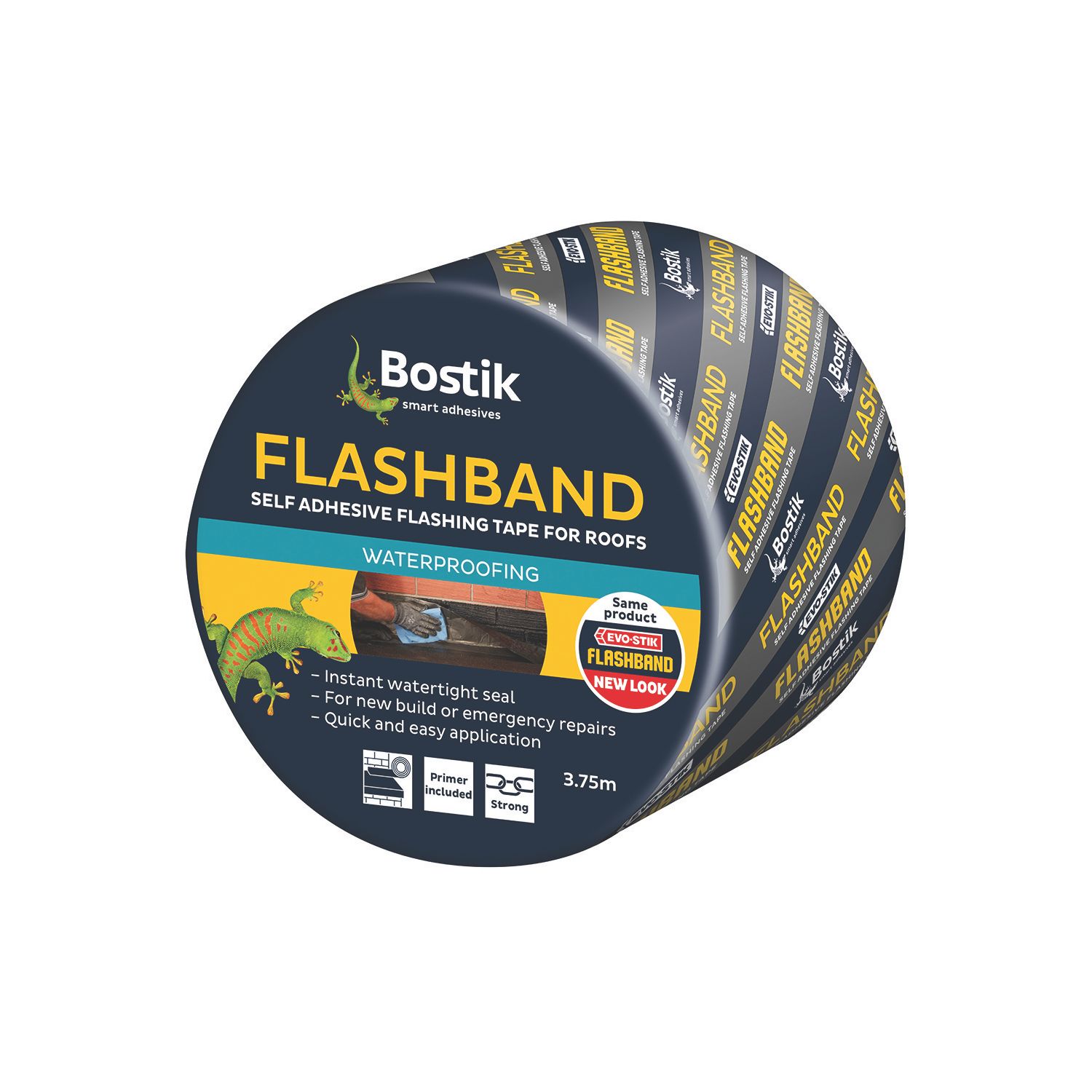 Bostik Flashband & Primer Grey 3.75m x 100mm (62174)