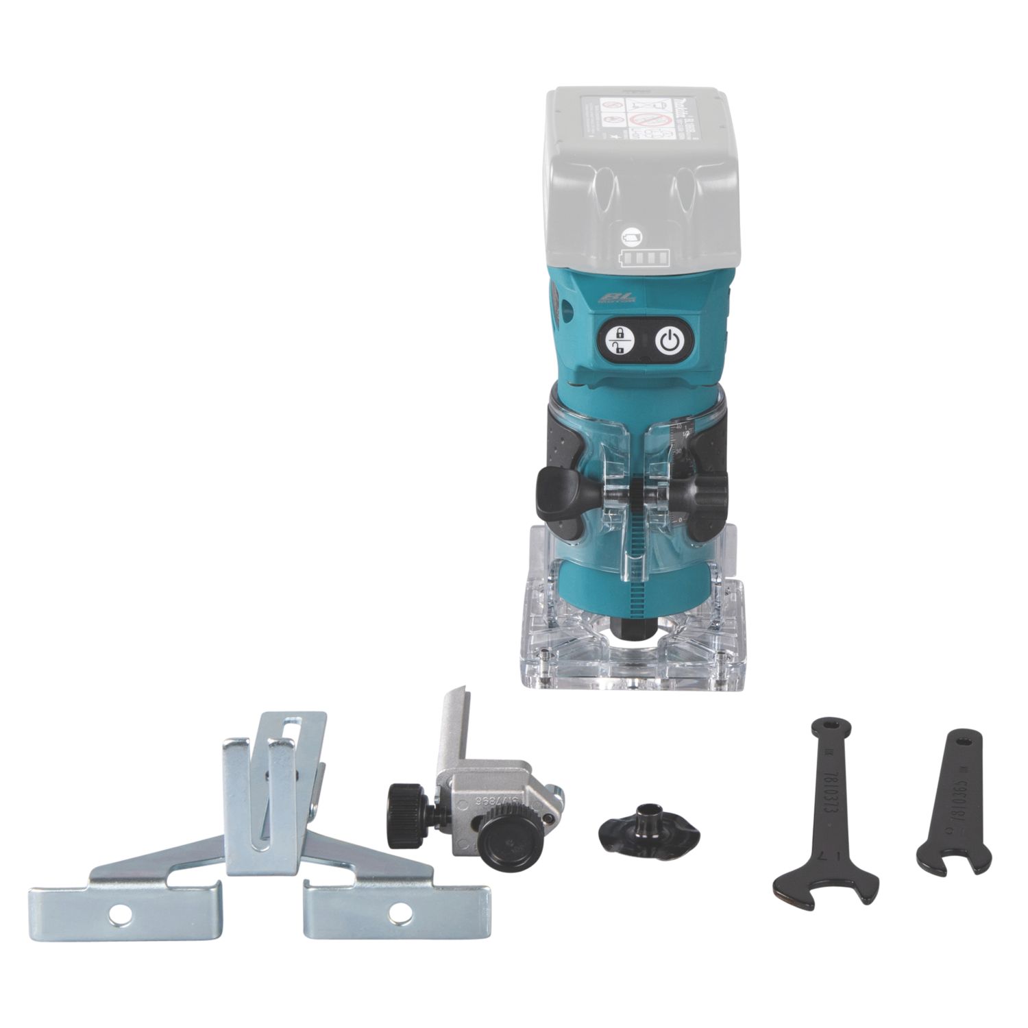 Makita DRT52 18V Li-Ion LXT 1/4" Brushless Electric Router/Trimmer - Bare (621AJ)