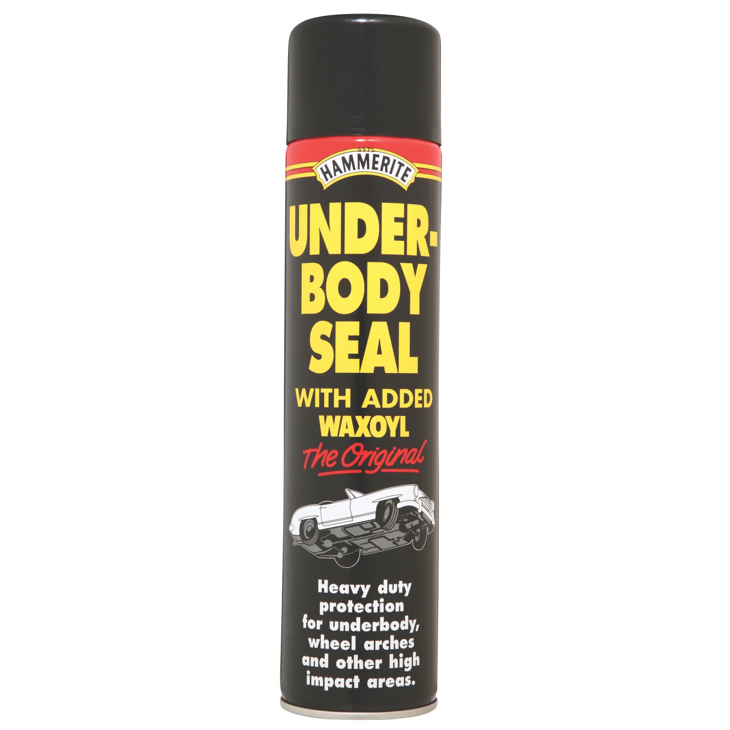 Hammerite Vehicle Underbody Aerosol Seal Black 600ml (6221H)