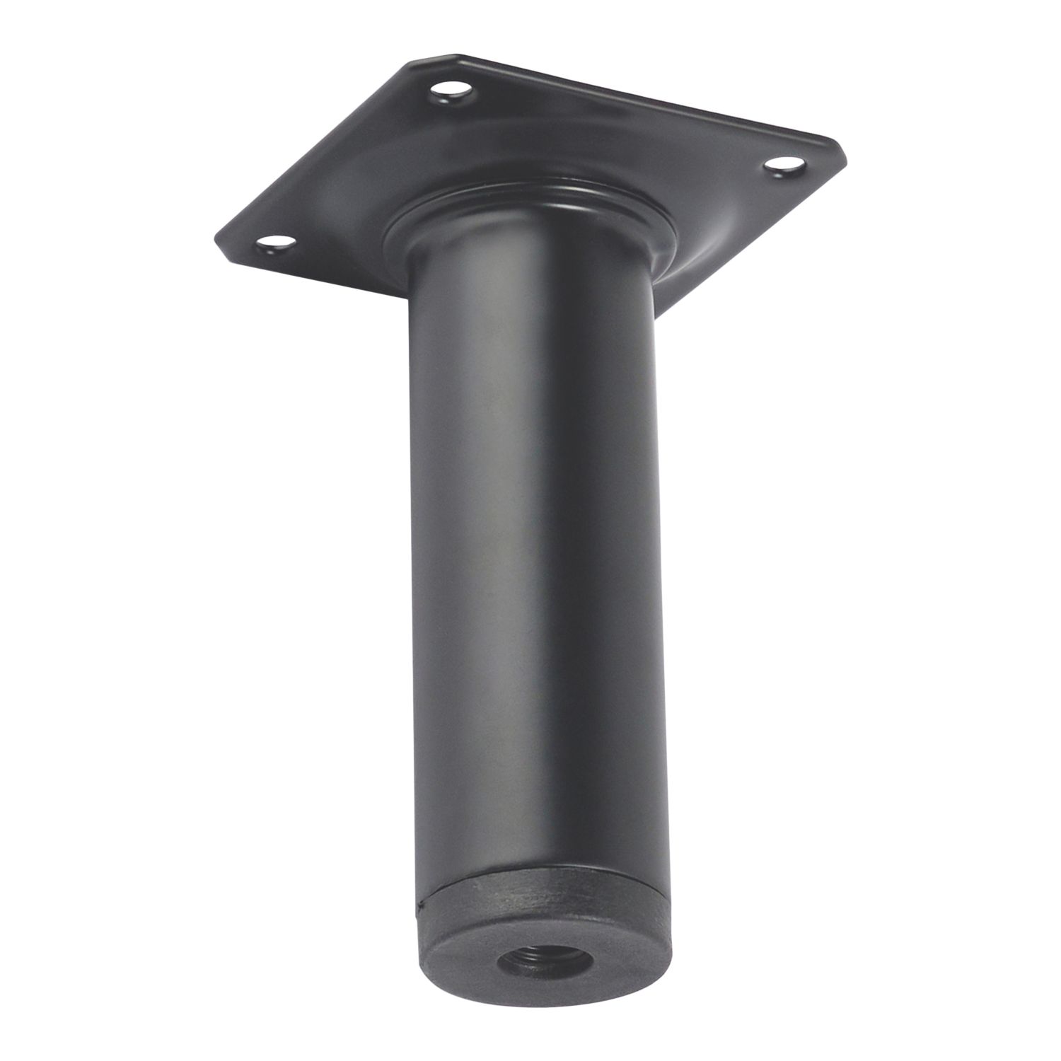Essentials Furniture Leg Black 100mm (622TE)