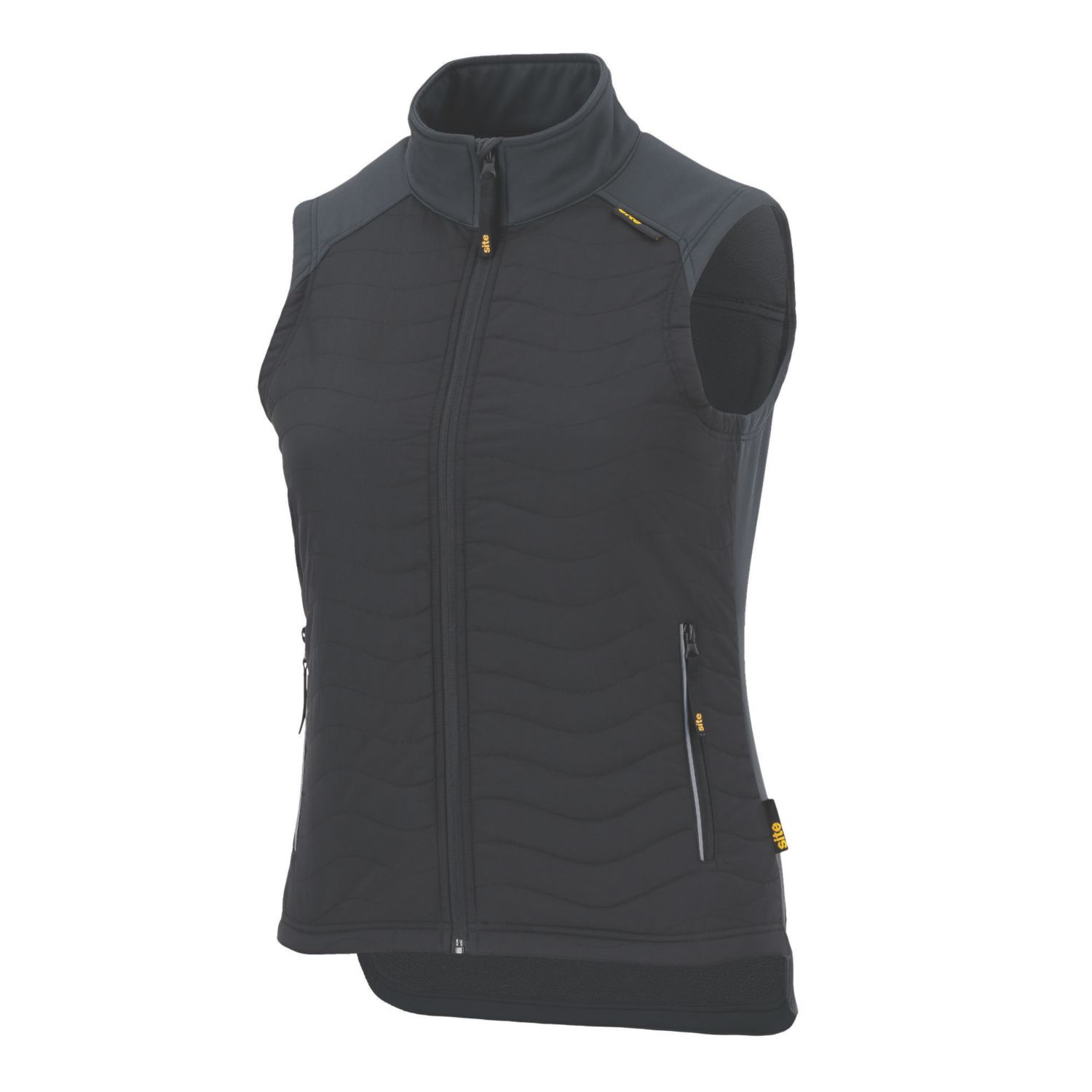 Site Docherty Womens Body Warmer Black Size 10 (625FM)