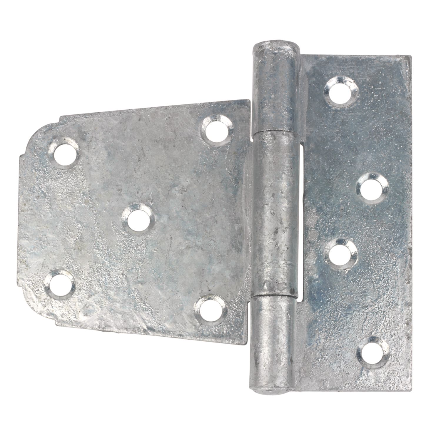 GateMate Matt Silver Straight Heavy Duty Offset Hinges 114mm x 3 1/2" x 89mm 2 Pack (626YV)