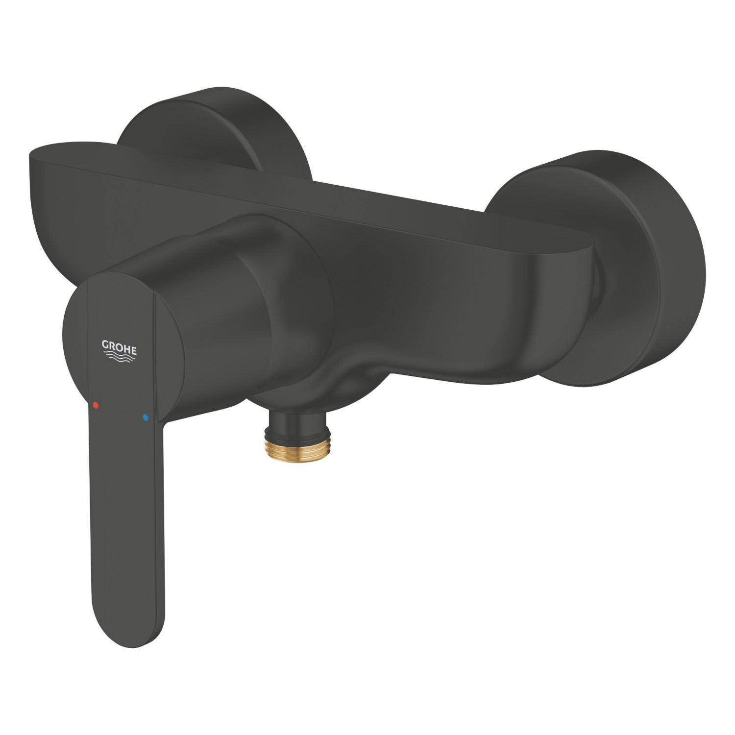 Grohe Get Exposed Single Outlet Manual Matt Black Single Lever Shower Mixer (627AM)