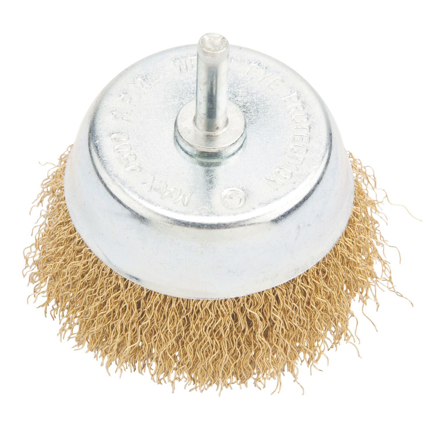 Straight Shank Crimped Wire Cup Brush 70mm (627JG)