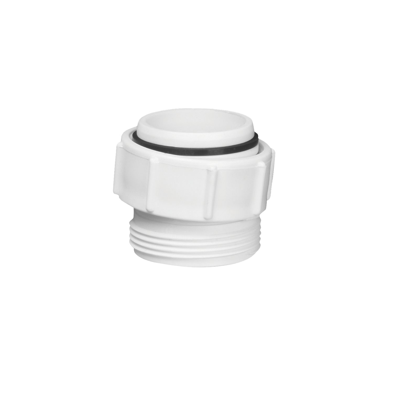 McAlpine T12A-1 1 1/2" BSP Coupler White 40mm x 40mm (6308V)
