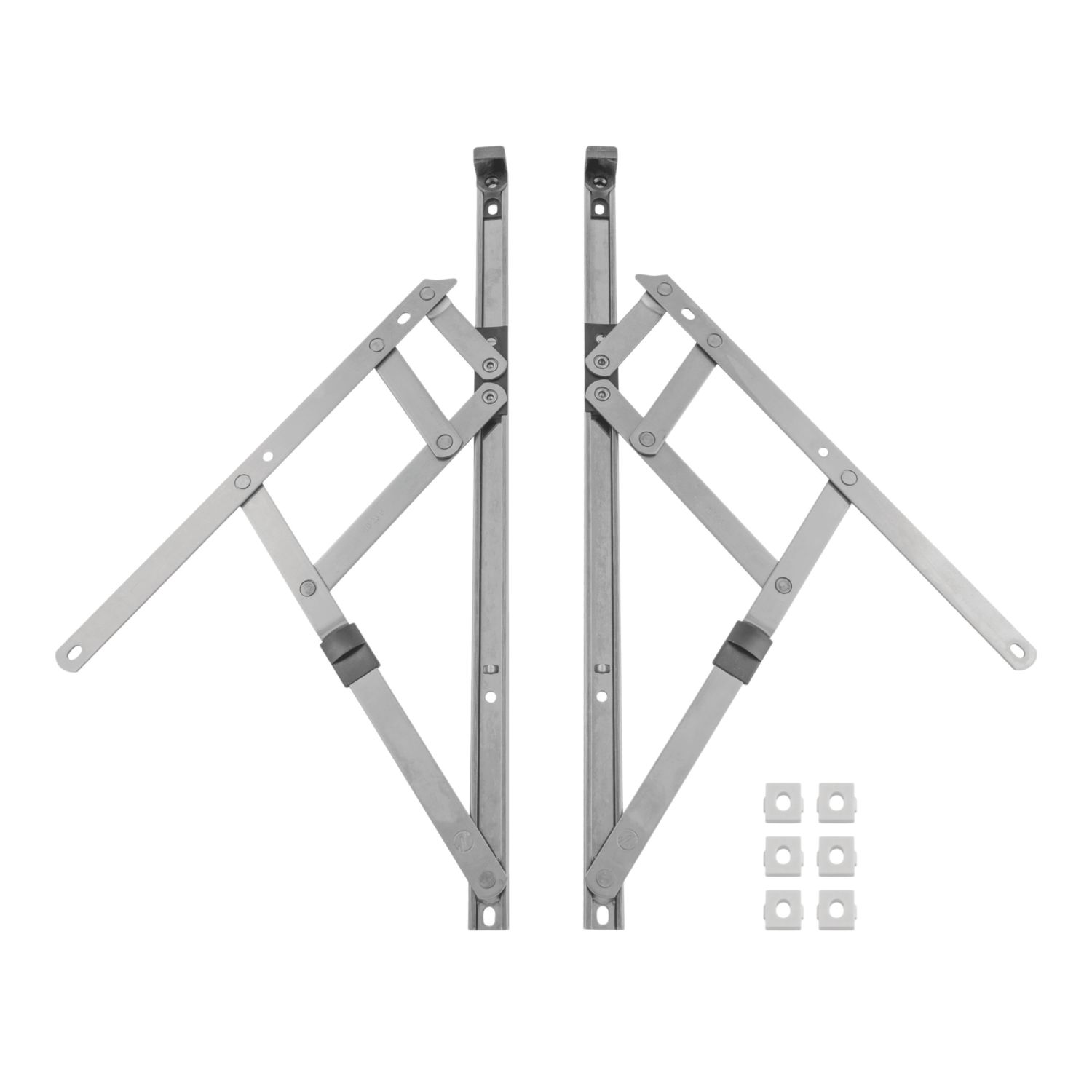 Smith & Locke Friction Stay Window Hinges Side-Hung 400mm 2 Pack (630YX)