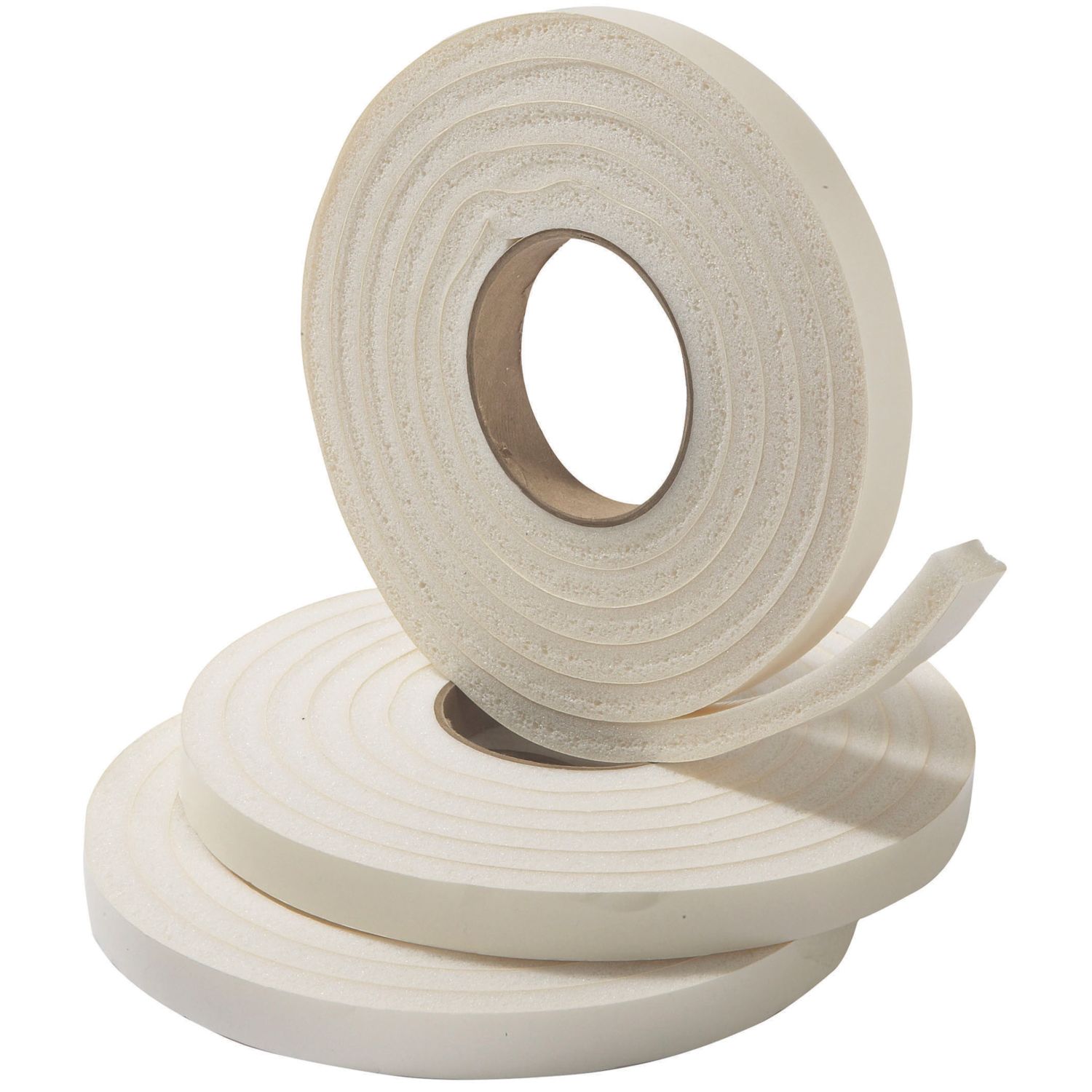 Stormguard Jumbo Rubber Foam Weatherstrips White 3m 3 Pack (631TF)
