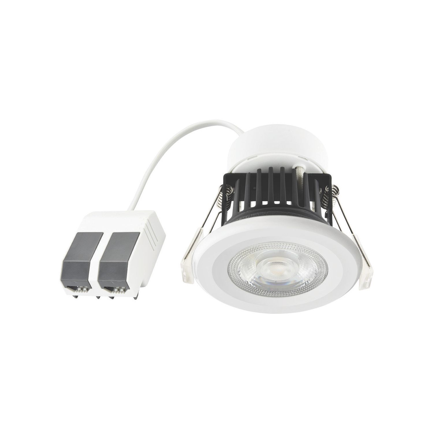 LAP Fixed Fire Rated LED Downlight White / Chrome / Brushed Nickel 8.2W 700lm (632KK)