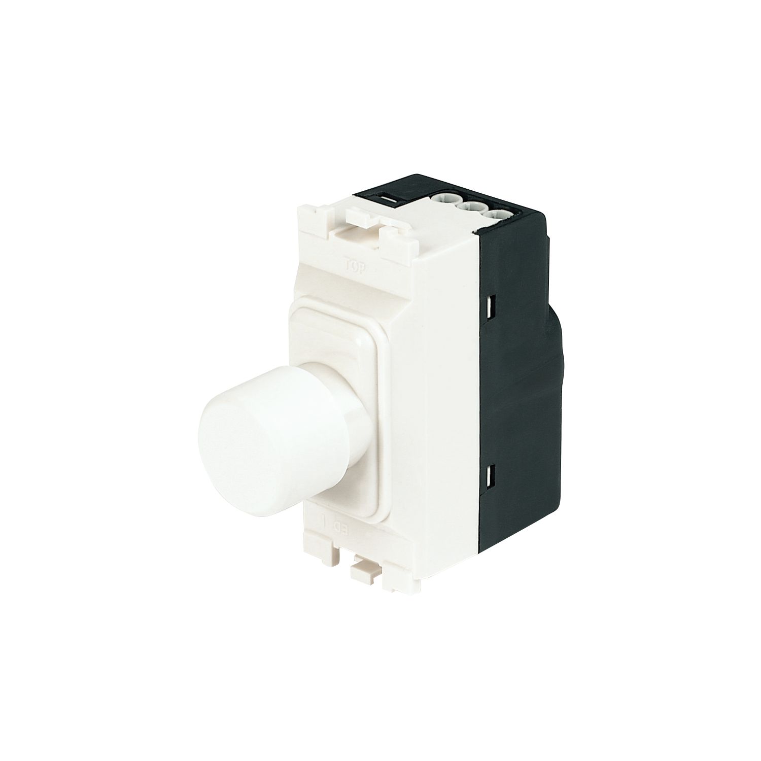 MK Grid Plus 2-Way Grid Dimmer Switch White with Colour-Matched Inserts (63302)