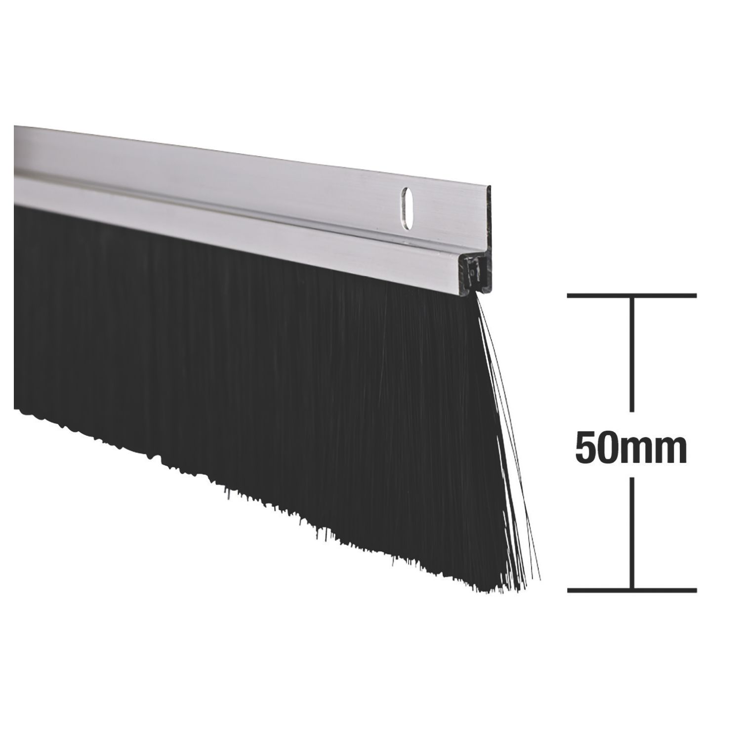 Stormguard Industrial Door Seals Aluminium 1.25m 2 Pack (63359)