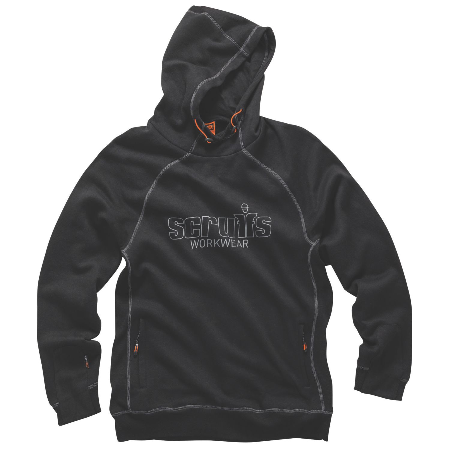 Scruffs Trade Work Hoodie Black X Large 46" Chest (634KV)