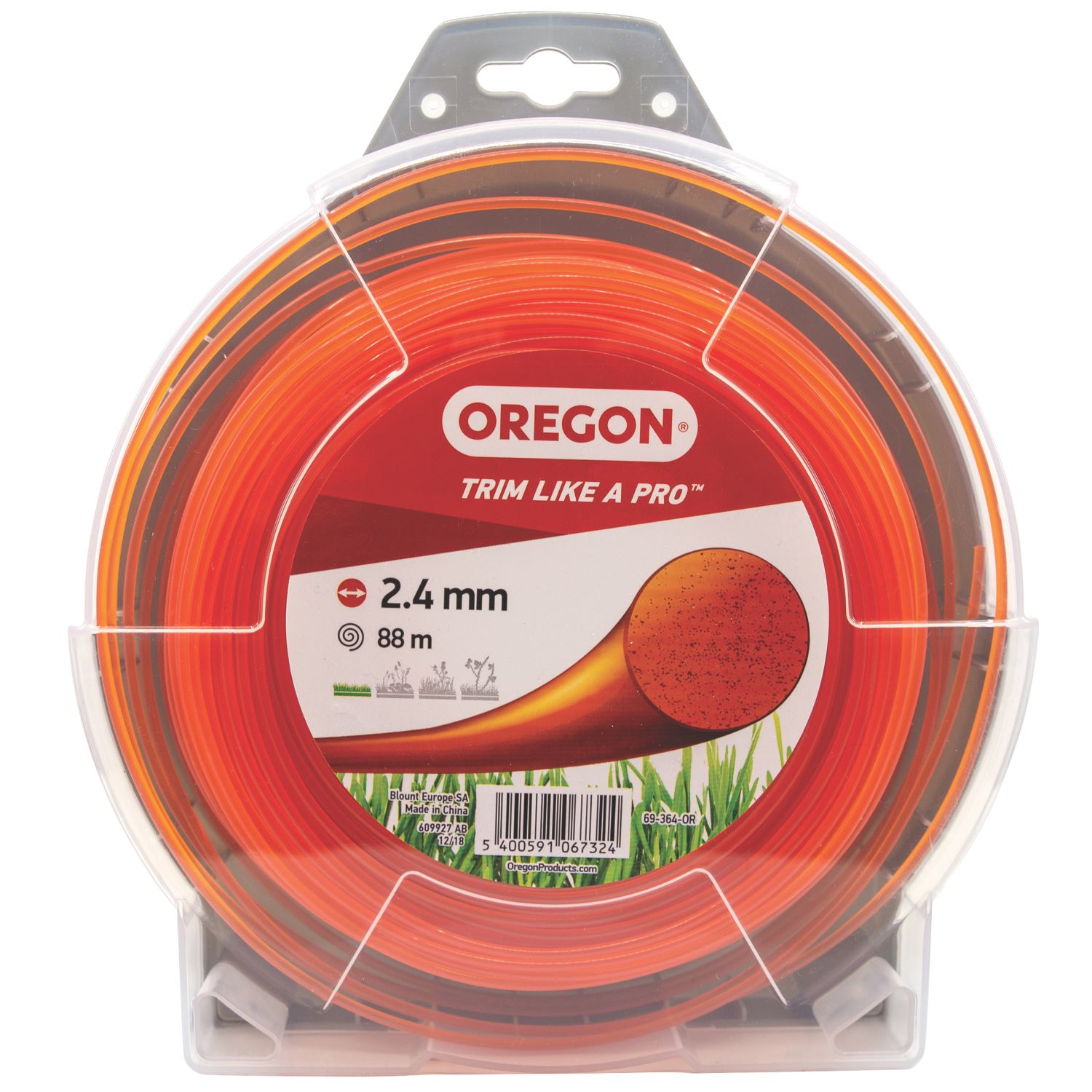 Oregon Orange Trimmer Line 2.4mm x 88m (637JP)