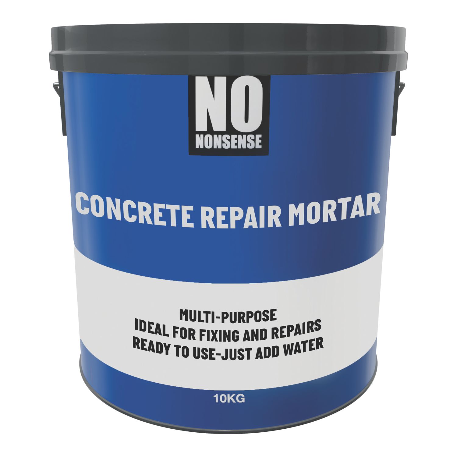 No Nonsense Concrete Repair Mortar Grey 10kg (638HN)