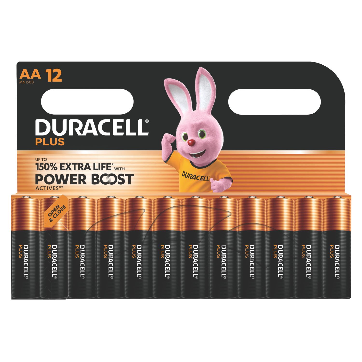 Duracell Plus AA 1.5V Alkaline Battery 12 Pack (639AG)