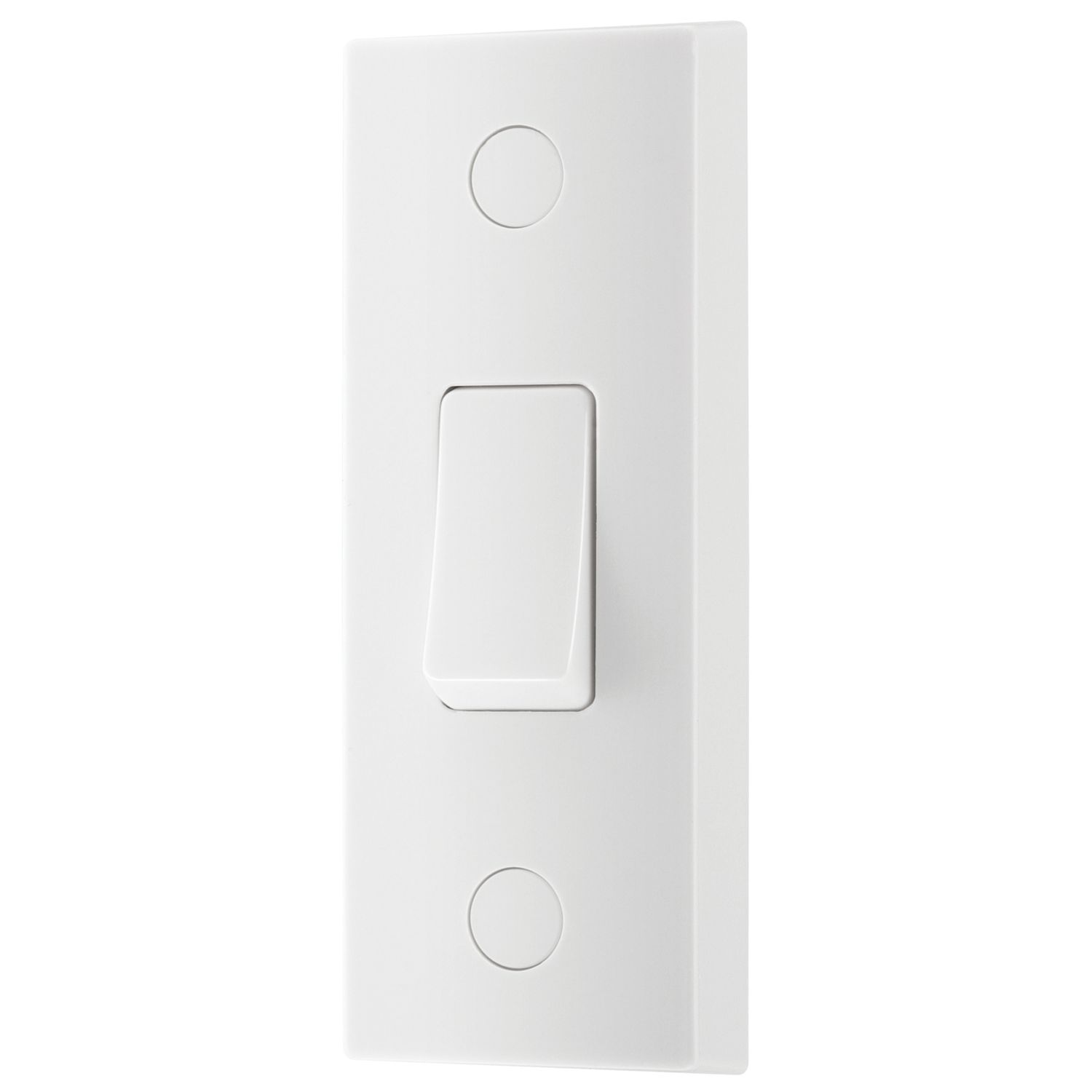 British General 900 Series 10A 10AX 1-Gang 2-Way Architrave Light Switch White (639PM)