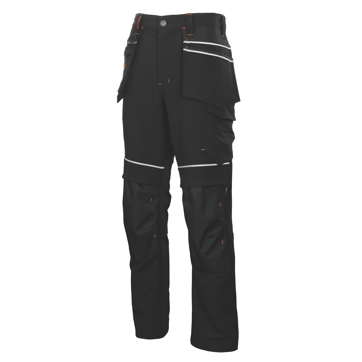 Scruffs Tansen Tech Work Trousers Black 30" W 32" L (639TN)